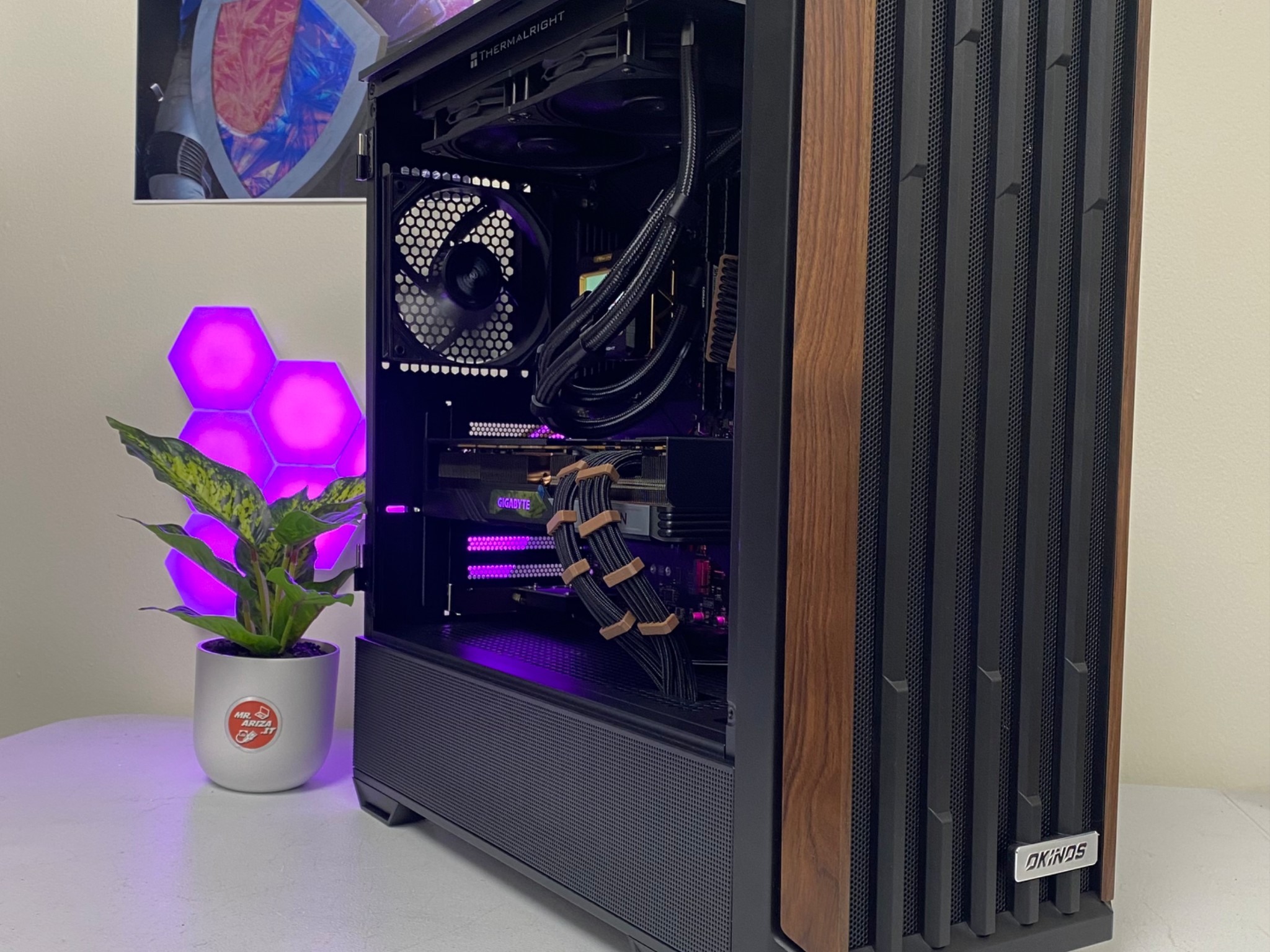 🖥️✨ The "Walnut Edge" Gaming PC - R5 5600T/32GB/1TB/RX7700XT