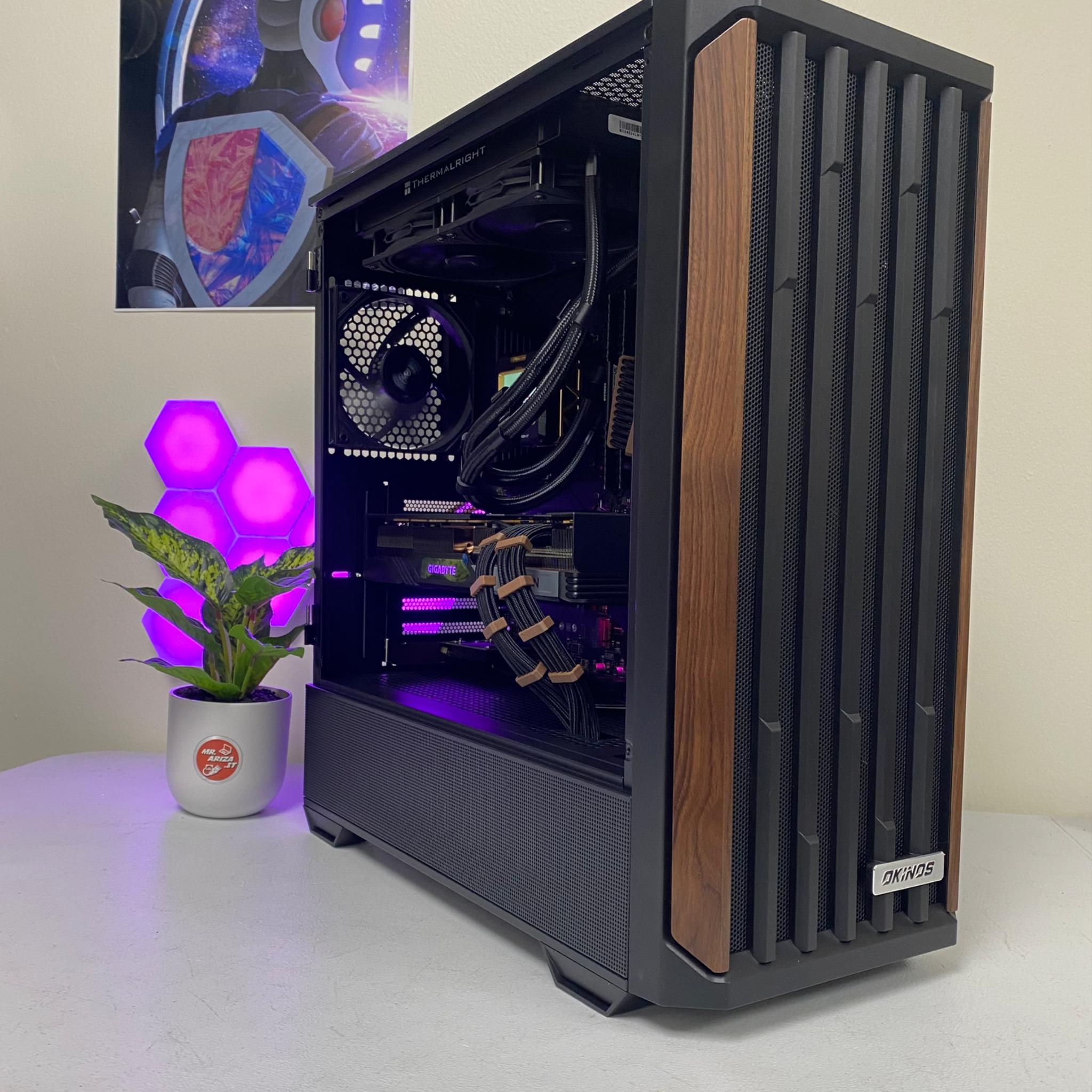 🖥️✨ The "Walnut Edge" Gaming PC - R5 5600T/32GB/1TB/RX7700XT