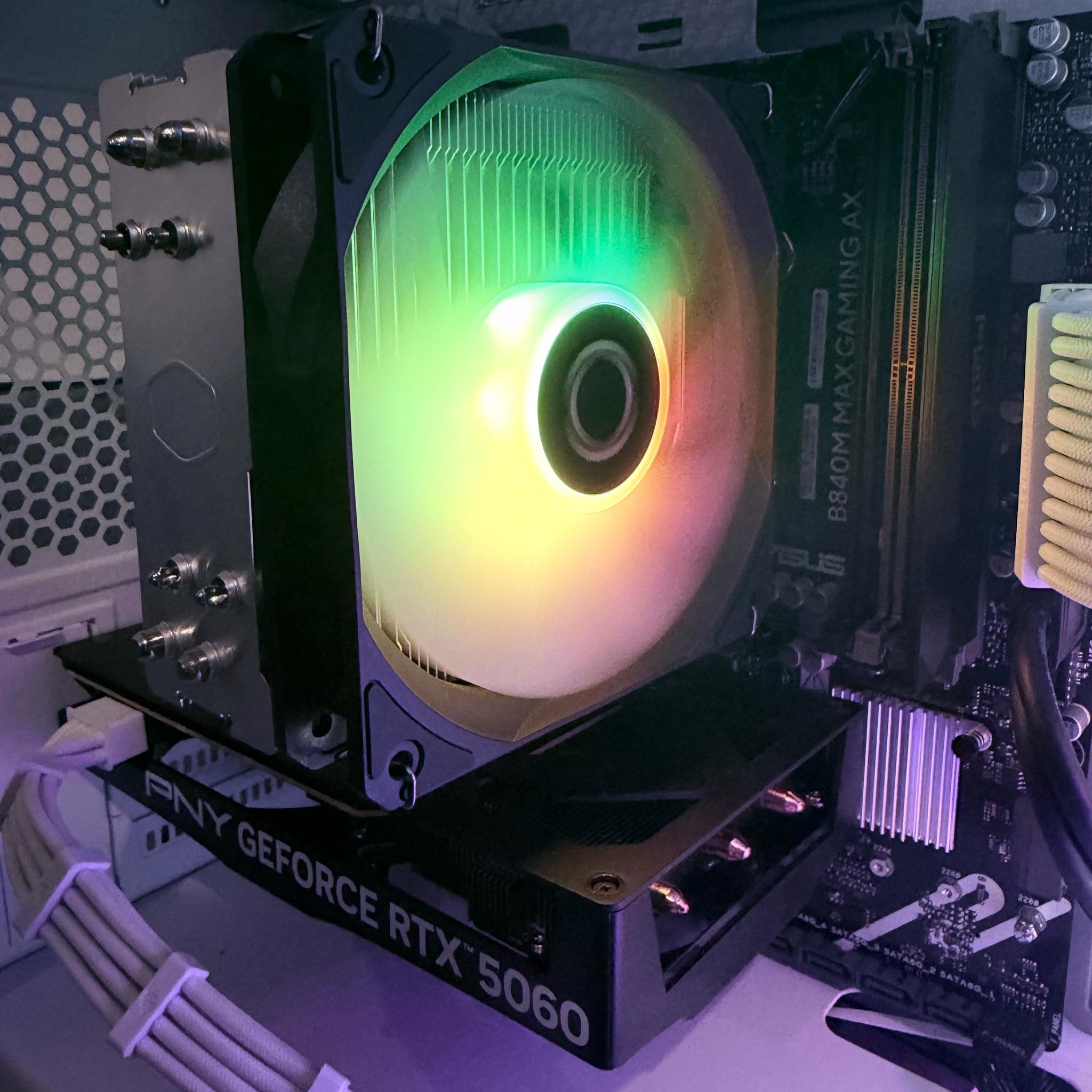 ❄️"Arctic Pearl"⚪️| 1400p Gaming | Ryzen 5 7500X3D | RTX 5060 | 16GB DDR5 Ram | 1TB NVMe SSD