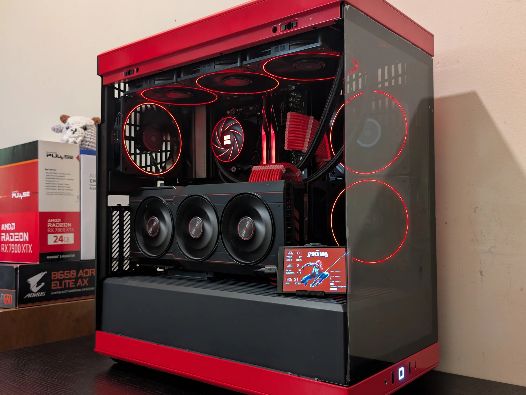 🟥⬛ 4K Gaming Beast | RX 7900XTX | Ryzen 7 7800X3D | 2TB SSD | 32GB RAM | WiFi 6 & Bluetooth ⬛🟥