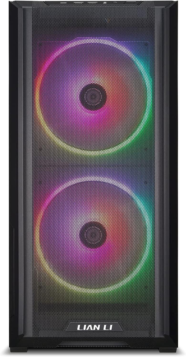 Lian Li Lancool 216 RGB Black ATX Mid Tower Case, 2X 160 mm ARGB Fans Included - LANCOOL 216RX