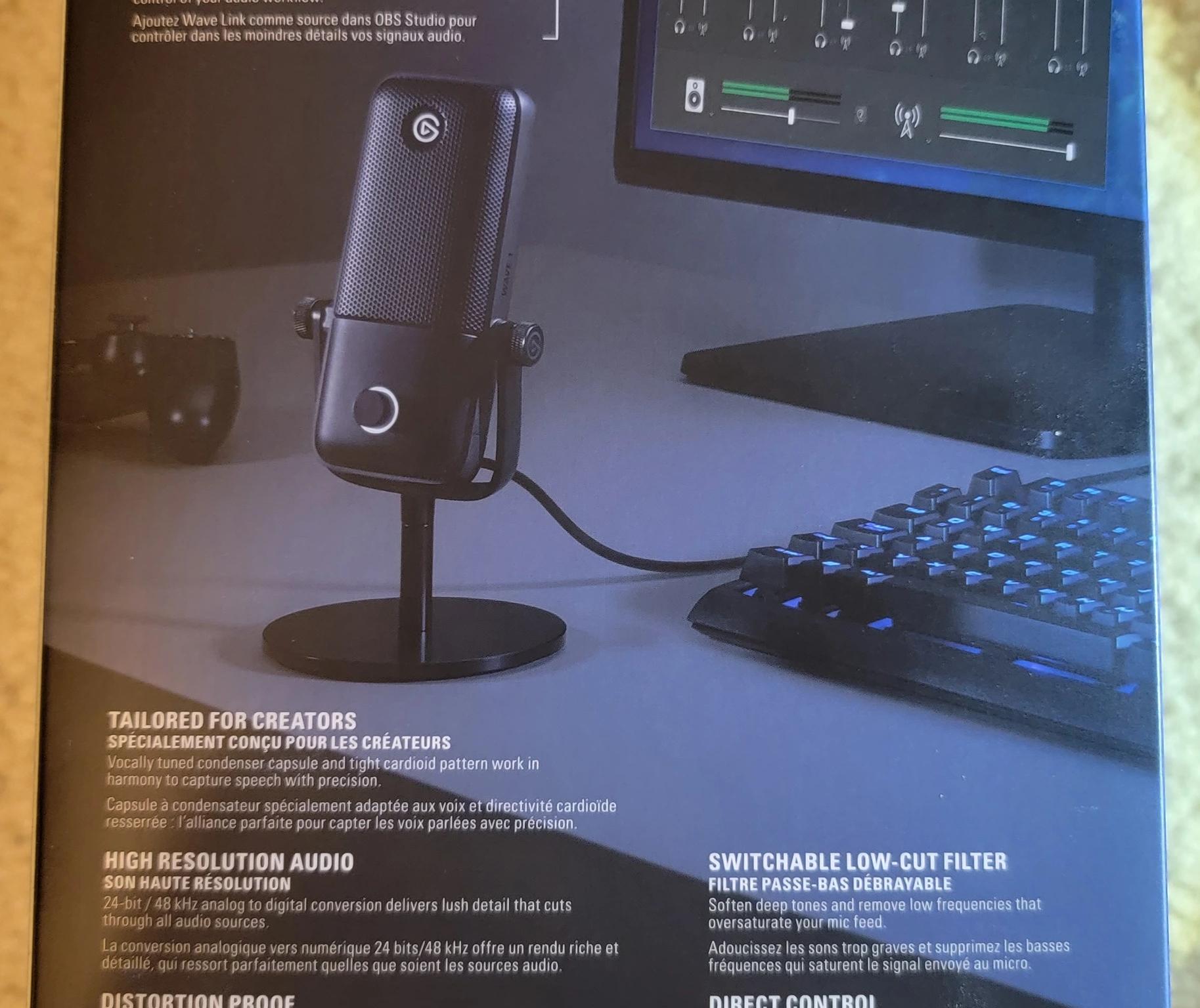 Elgato Wave:1 Cardioid USB Condenser Microphone Brand New Sealed