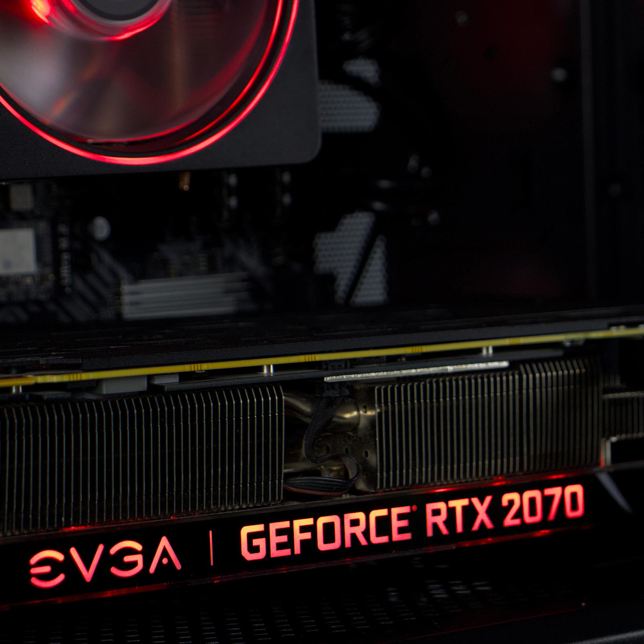 ♠️♥️ Black Gaming PC – RTX 2070 Super, Ryzen 5 3600, 16GB RAM, 1TB SSD - WiFi, BlueTooth ♥️♠️