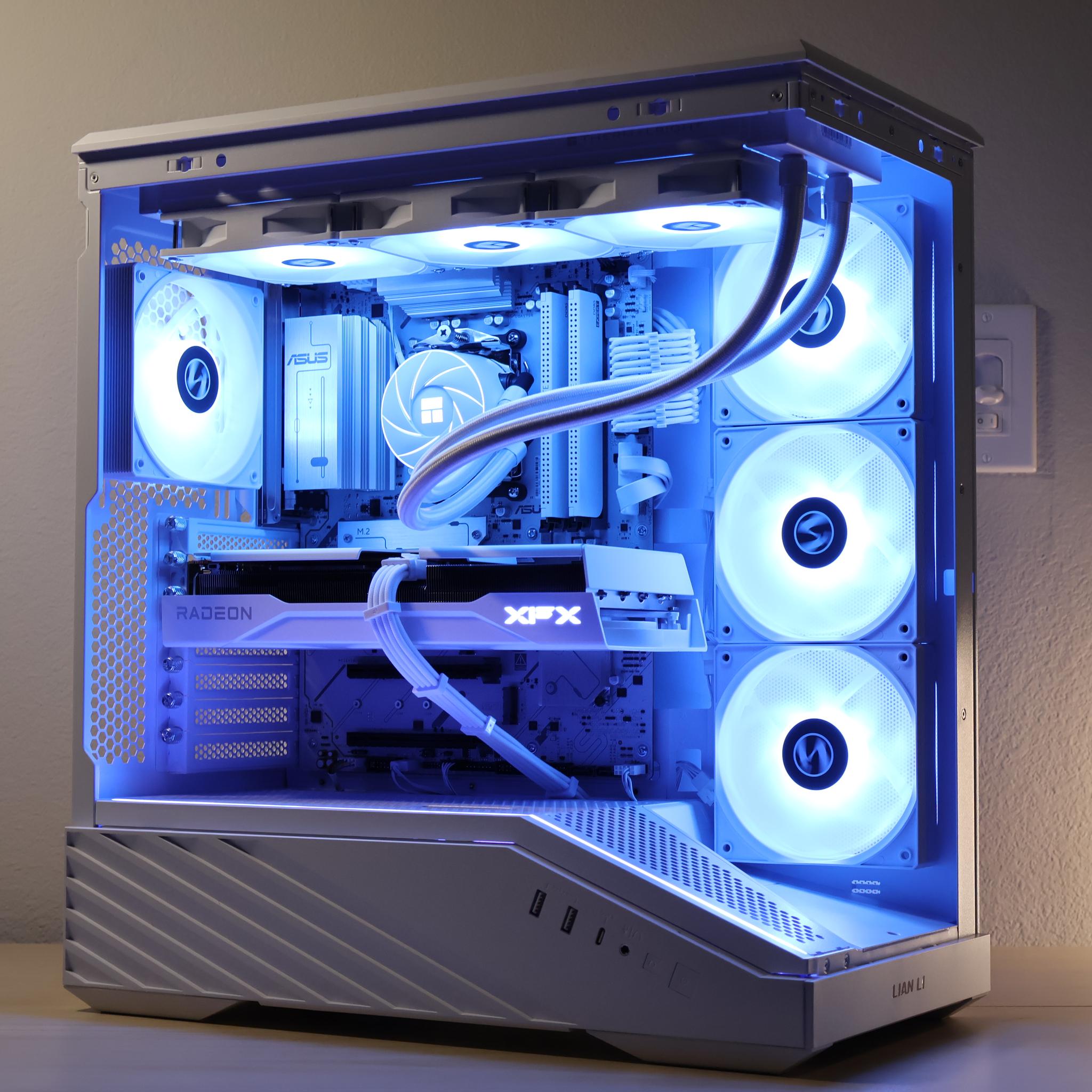 White AM5 Gaming PC | 9060XT | 7600x | 16GB DDR5 | 1TB SSD