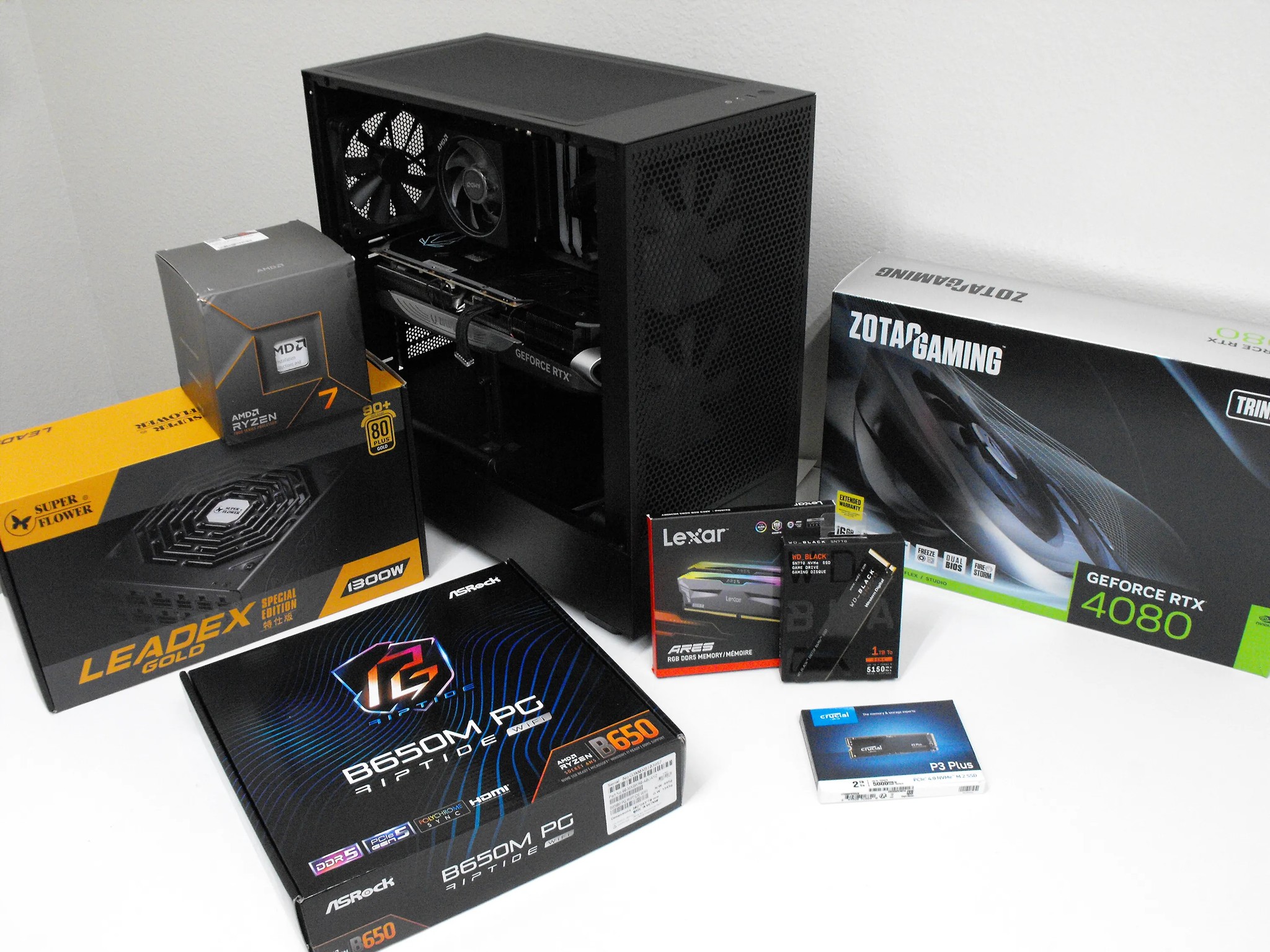 PC on Sale! Ryzen 7 7700, RTX 4080, 32GB-DDR5 5600, 3TB SSD NVMe