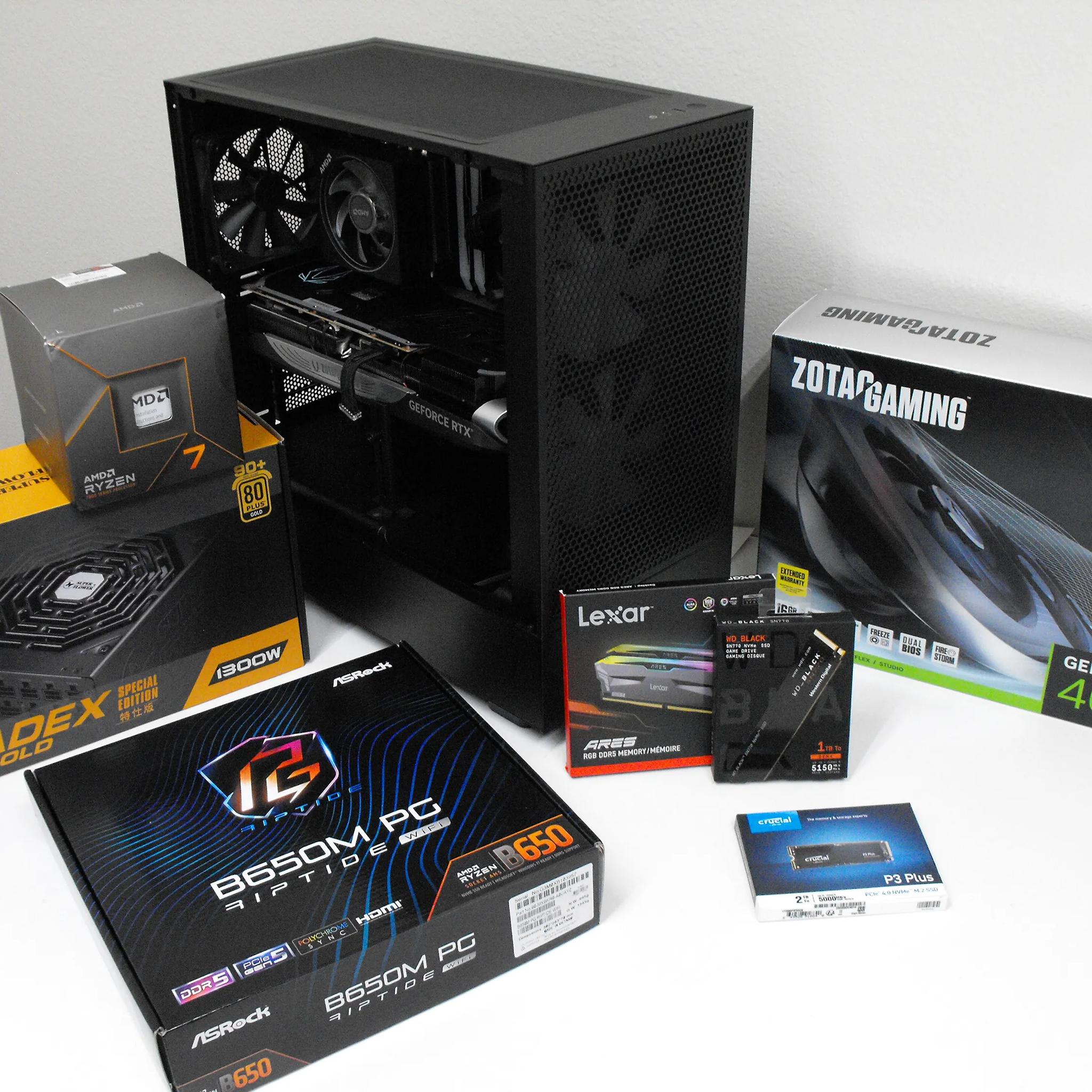 PC on Sale! Ryzen 7 7700, RTX 4080, 32GB-DDR5 5600, 3TB SSD NVMe