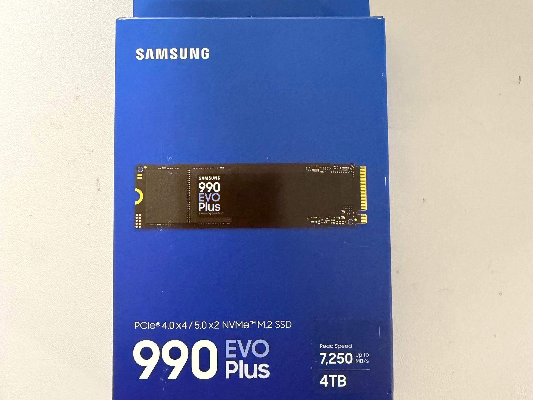 Samsung 990 EVO Plus 4TB NVMe SSD - NEW