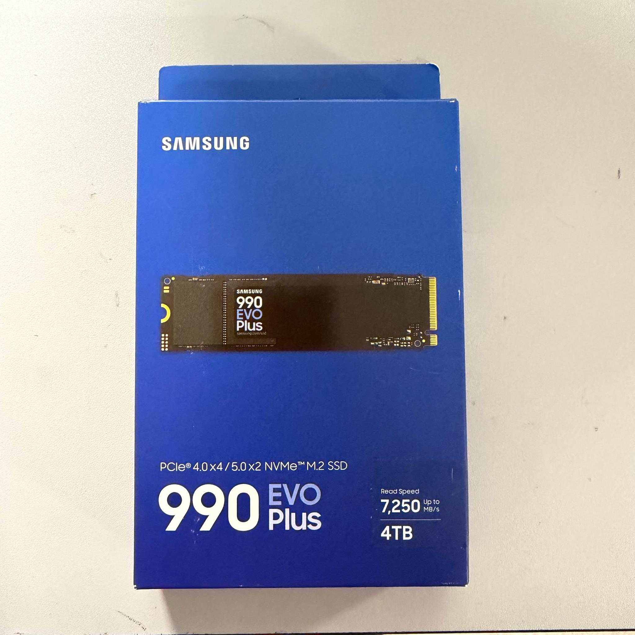 Samsung 990 EVO Plus 4TB NVMe SSD - NEW