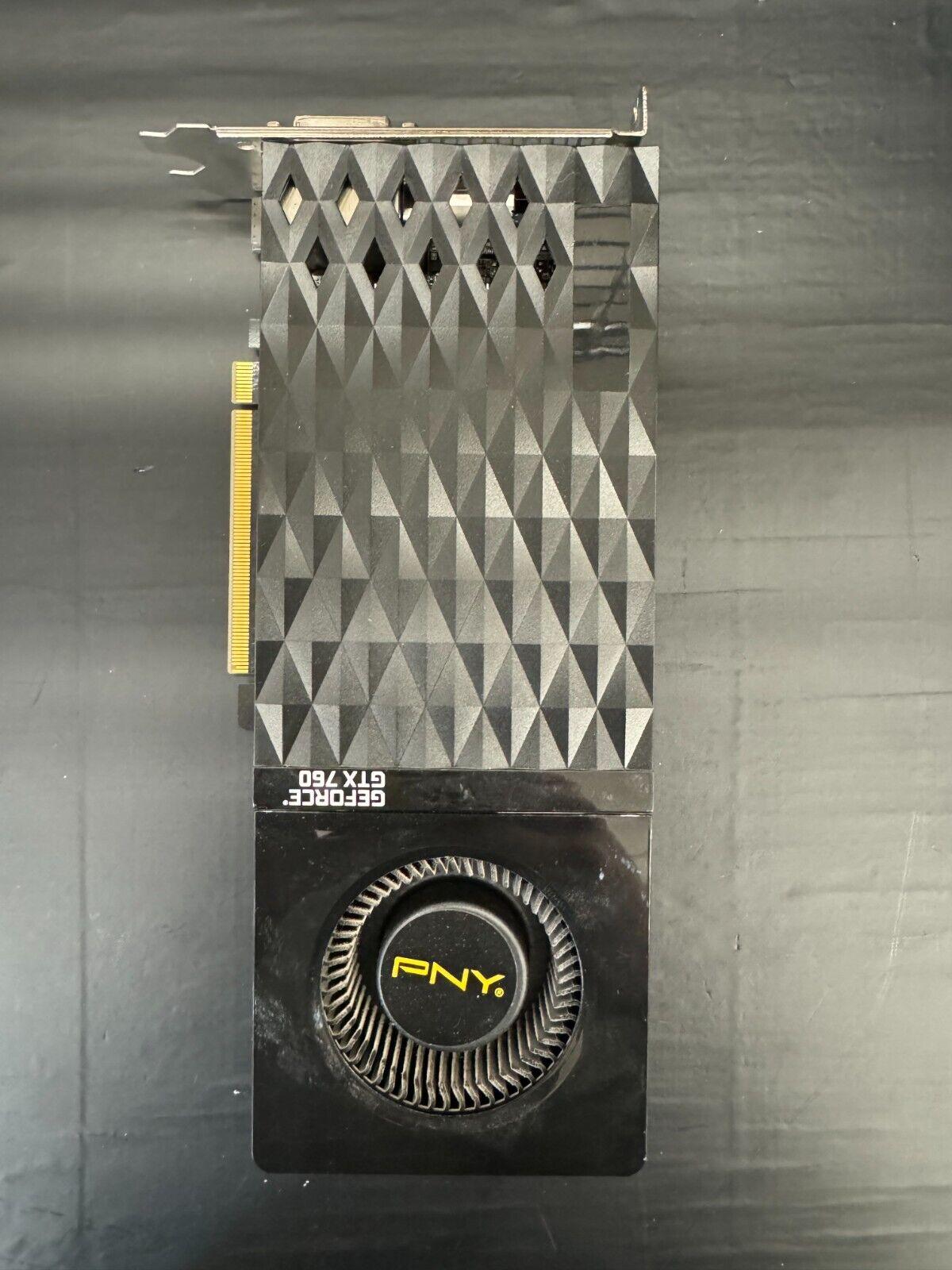 *B Grade* PNY GeForce GTX 760 2GB GDDR5 Graphics Card - DVI, HDMI, DisplayPort