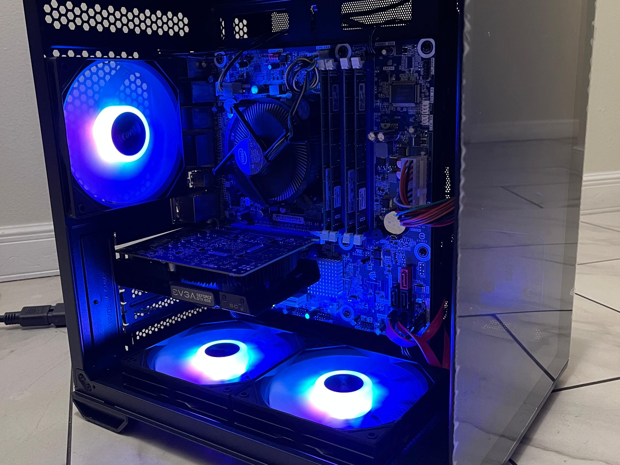Super Budget Gaming PC - Intel i7-2600, NVIDIA GTX 1050, 12GB RAM, 580GB Storage, w/ Wi-Fi & BT