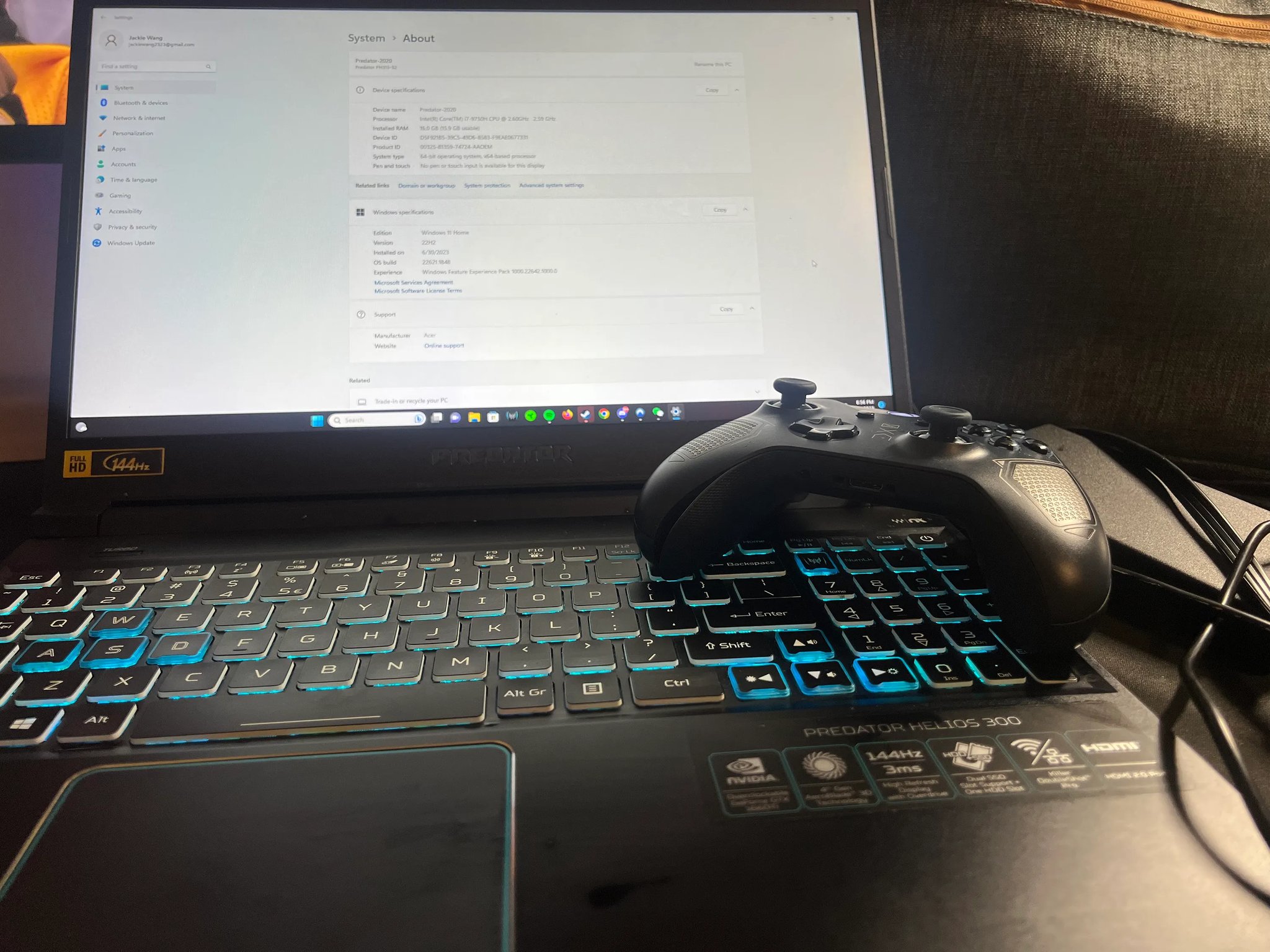 Acer Predator Helios 300 Gaming Laptop Combo Deal (include Xbox Controller and KIZUNA Laptop Case