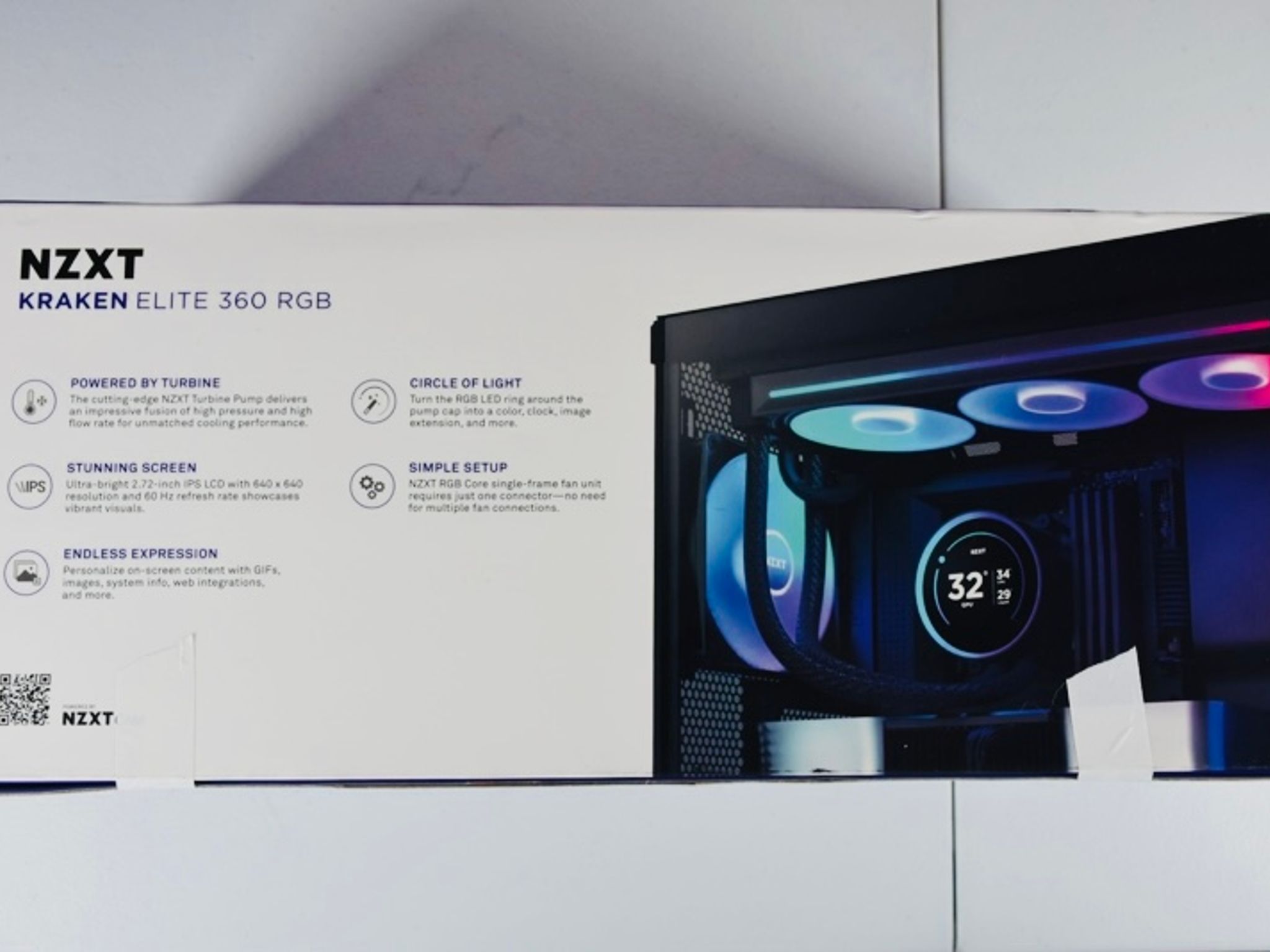 NZXT Kraken Elite 360 RGB 2024 Liquid Cooler - Black