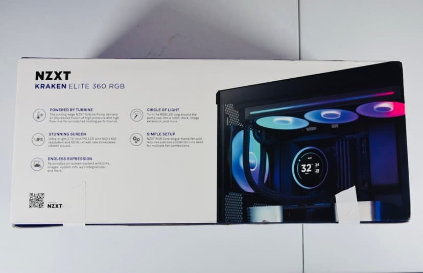 NZXT Kraken Elite 360 RGB 2024 Liquid Cooler - Black