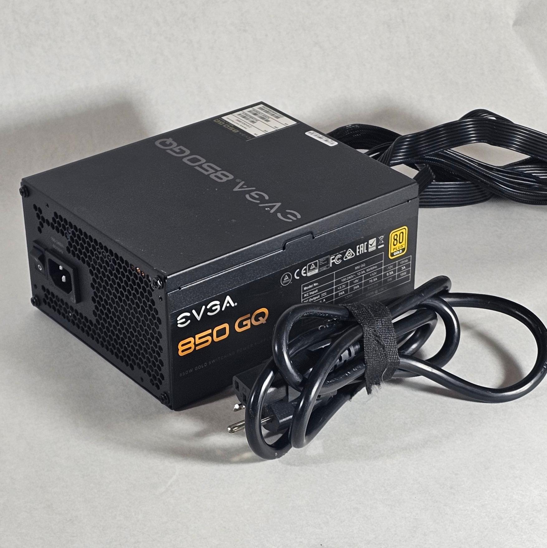850 Watt PSU EVGA 850 GQ 80+ GOLD Power Supply