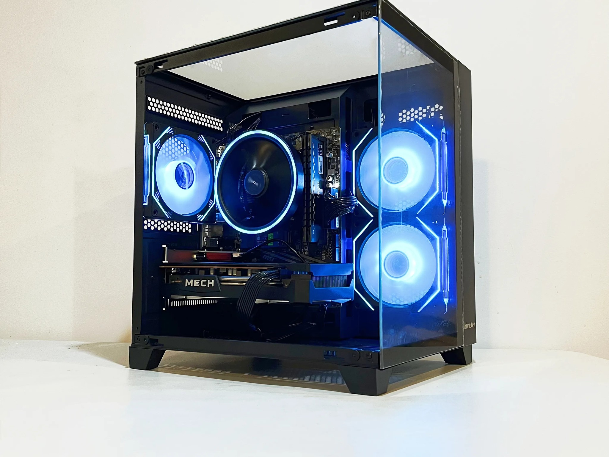 Full-view Design RX 6650 XT|R5-5600|1TB M.2|16GB RAM |WIFI|ARGB Fans|-DepxTech Pre-Built PC