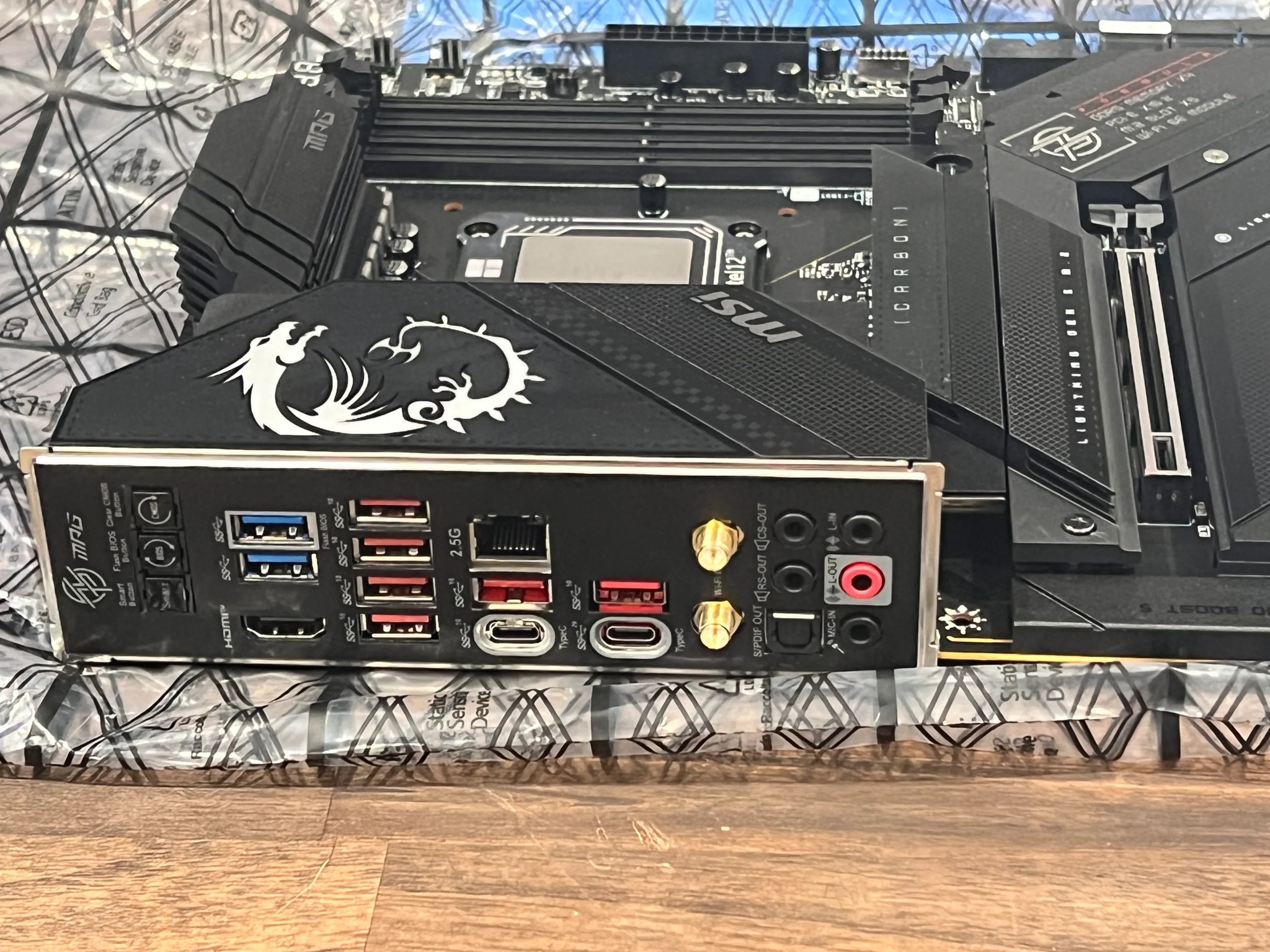 INTEL CORE I9-13900K W/ MSI MPG Z790 CARBON WIFI and INTEL CONTACT FRAME