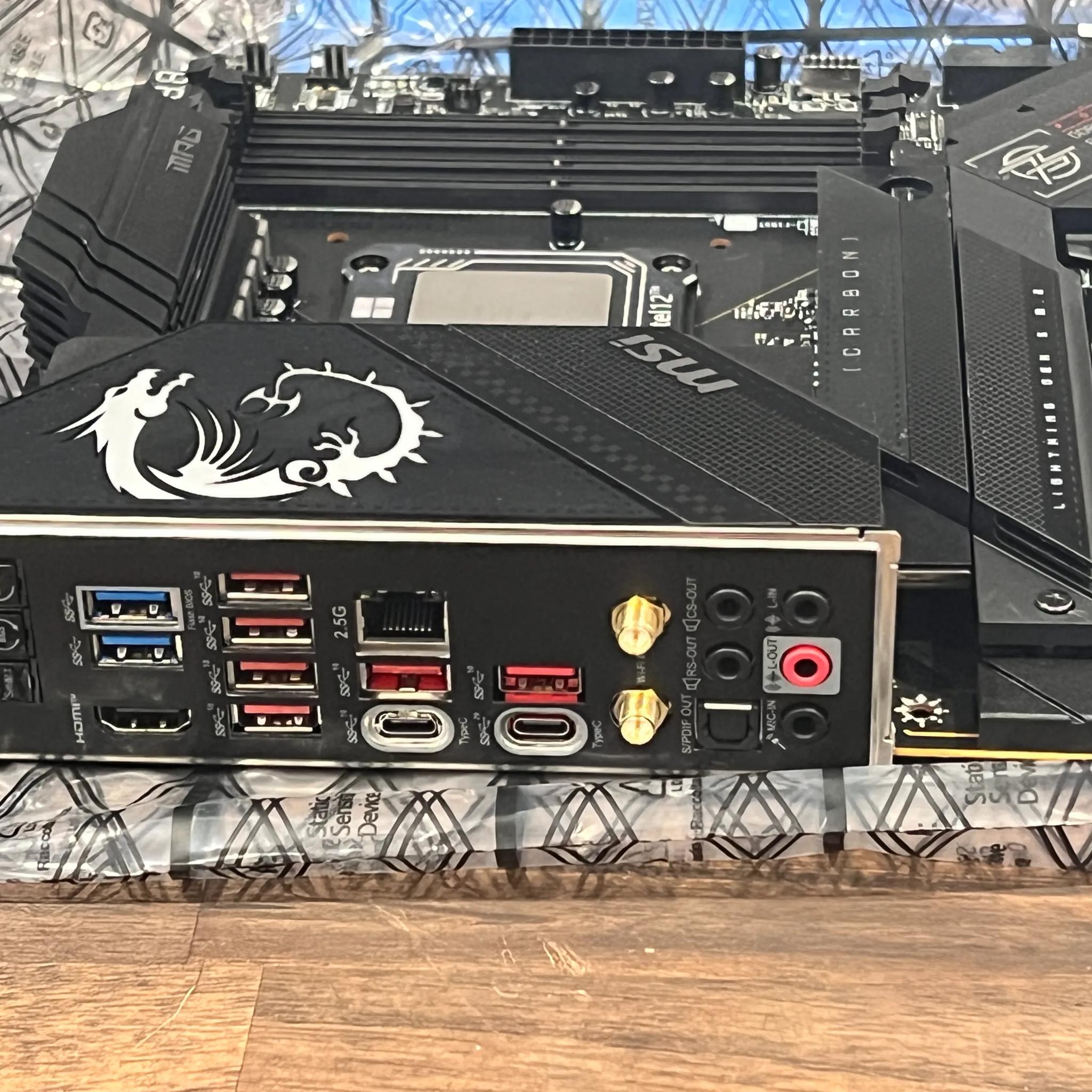 INTEL CORE I9-13900K W/ MSI MPG Z790 CARBON WIFI and INTEL CONTACT FRAME