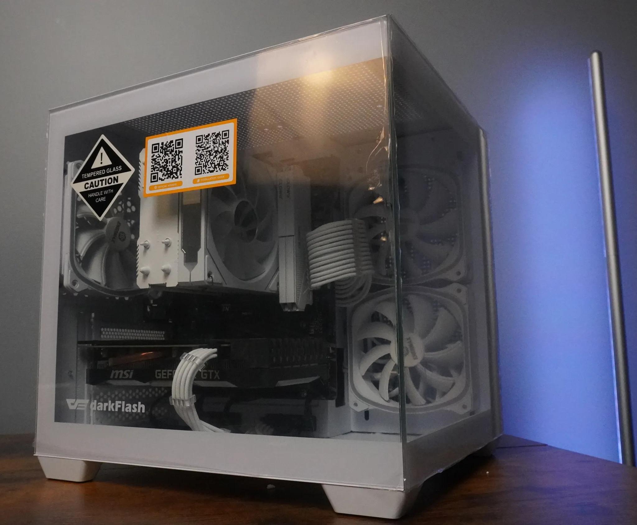 🤍ALL WHITE🤍 1080p GAMING MACHINE 💚GTX 1660 Super 🧡 Ryzen 5 2600 | 16GB | WIFI
