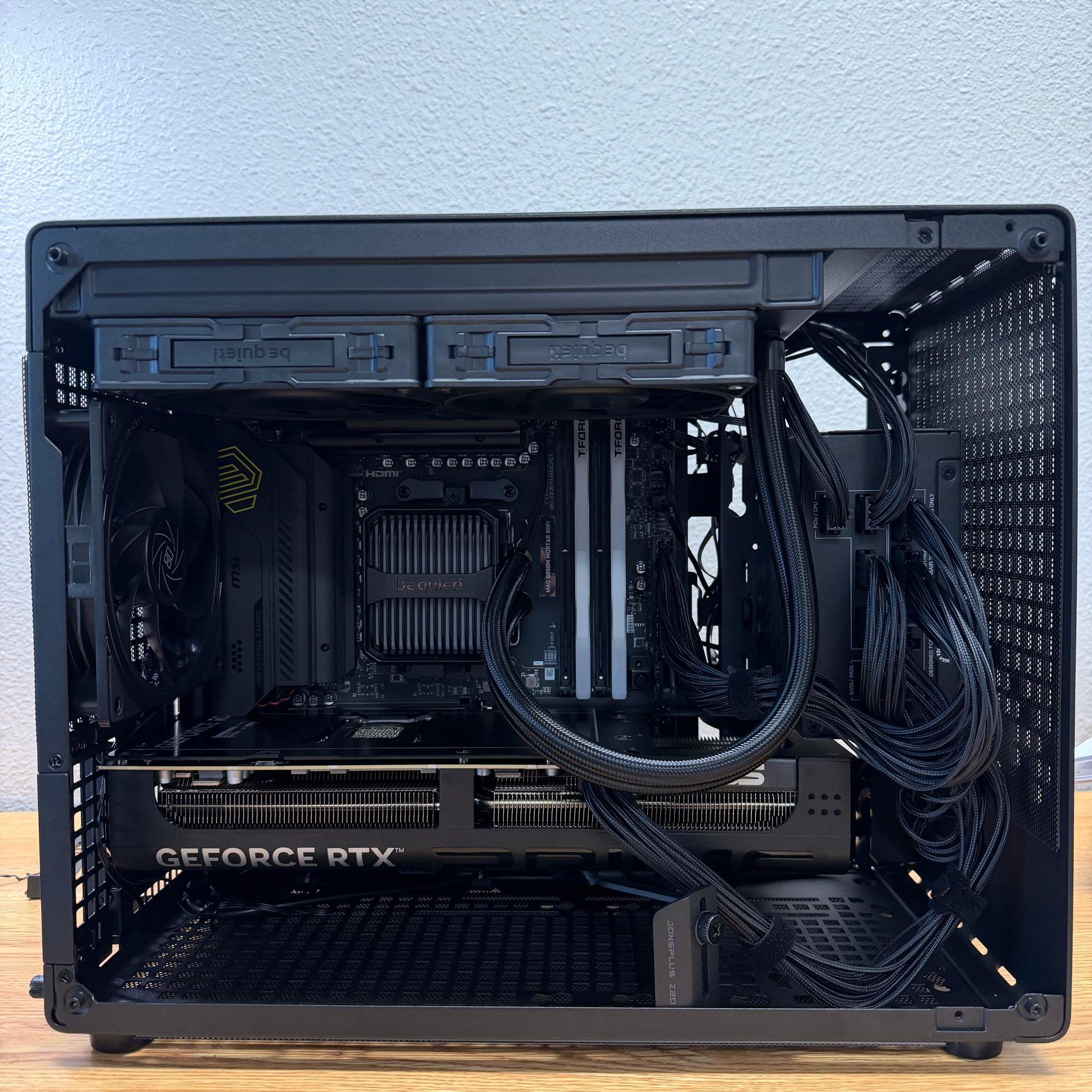 Custom Built Gaming PC with AMD 9800X3D, NVIDIA 5070 Ti, 32GB DDR5 CL30, 2TB NVMe, MSI B850M MORTAR