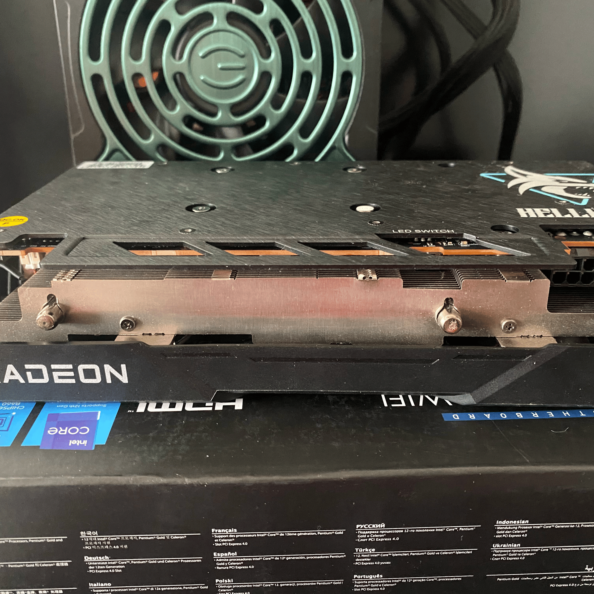 **For Parts/Repair** PowerColor Radeon RX 6600 Hellhound. 