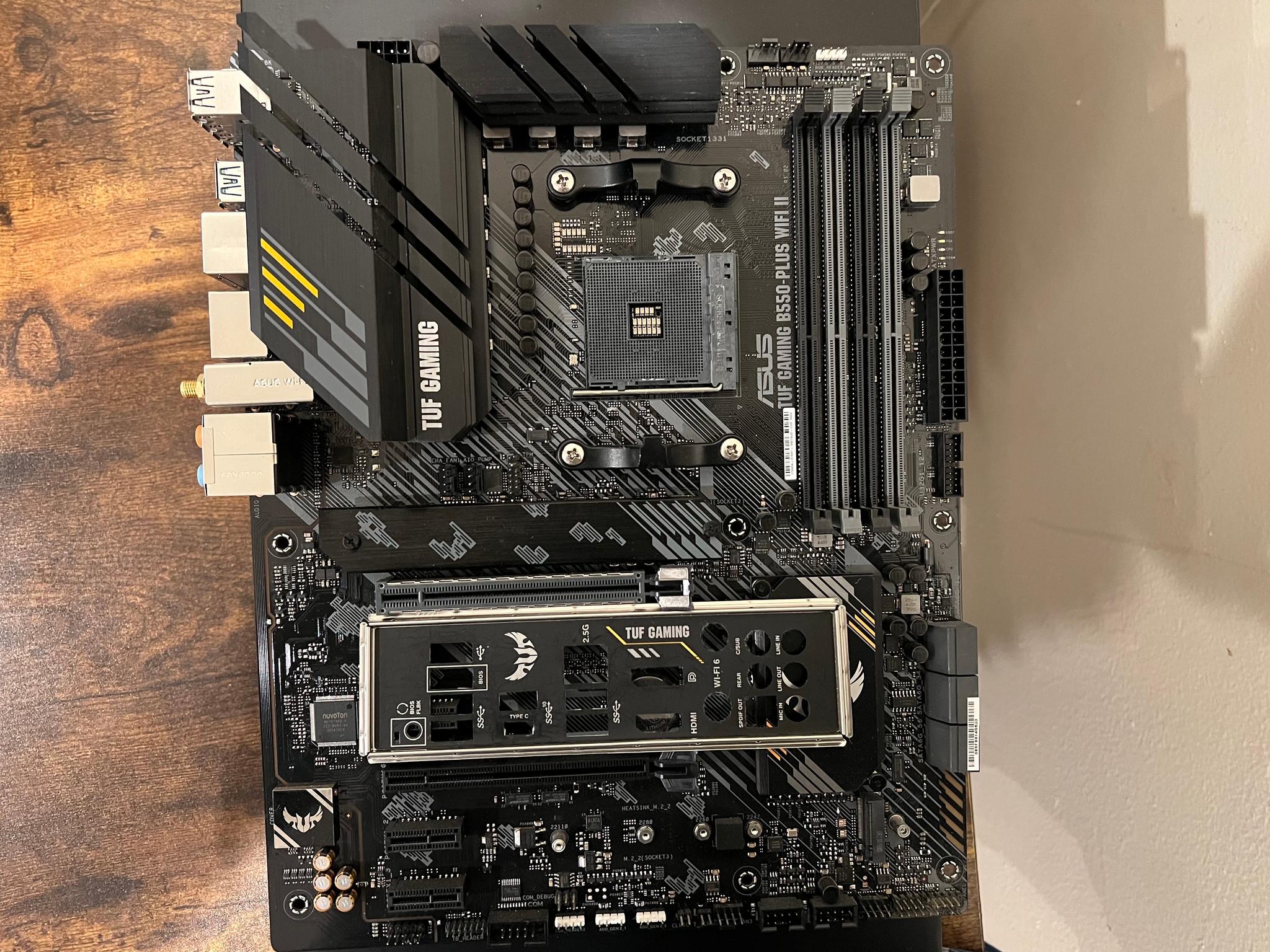 ASUS B550-PLUS TUF Gaming WiFi II AMD AM4 ATX Motherboard