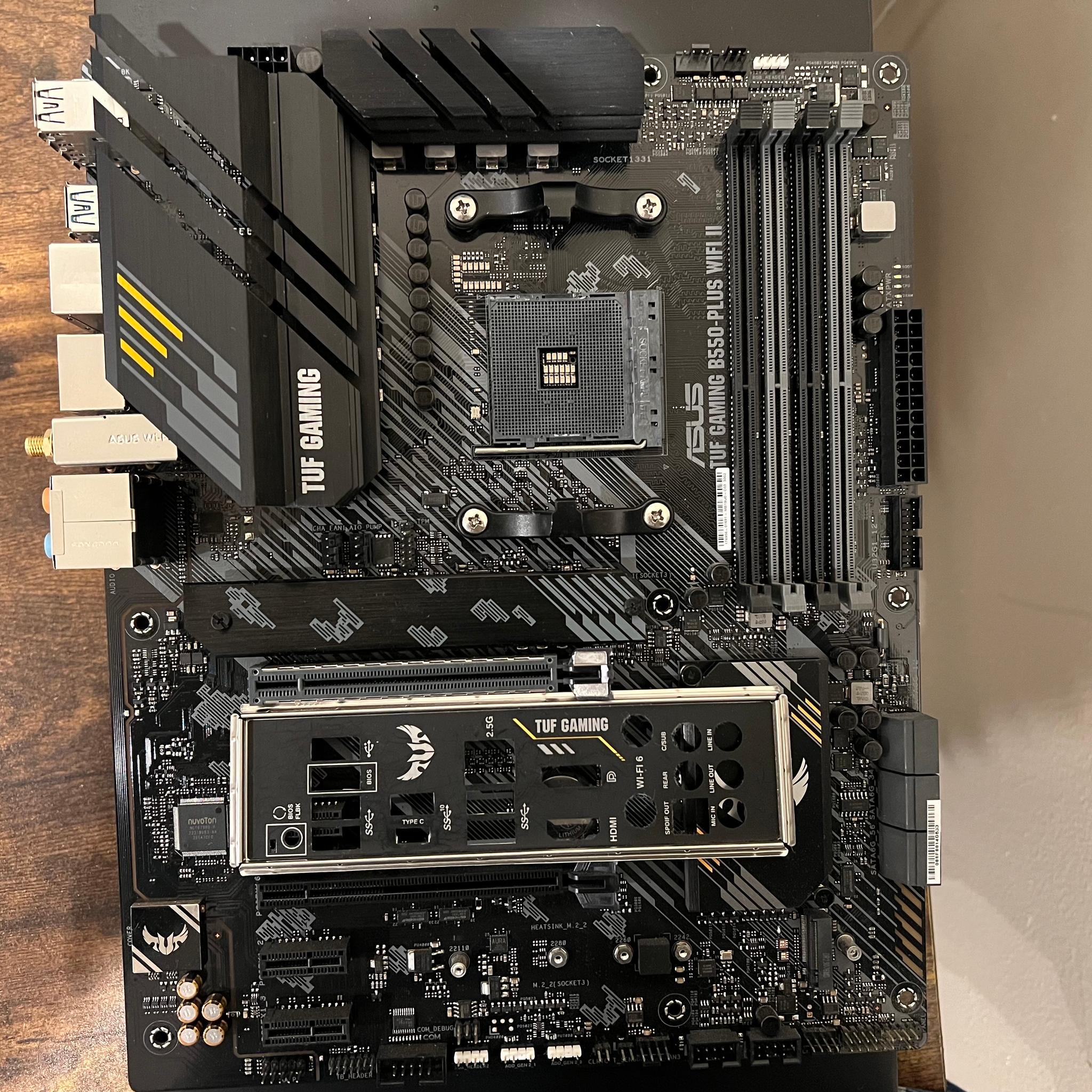 ASUS B550-PLUS TUF Gaming WiFi II AMD AM4 ATX Motherboard