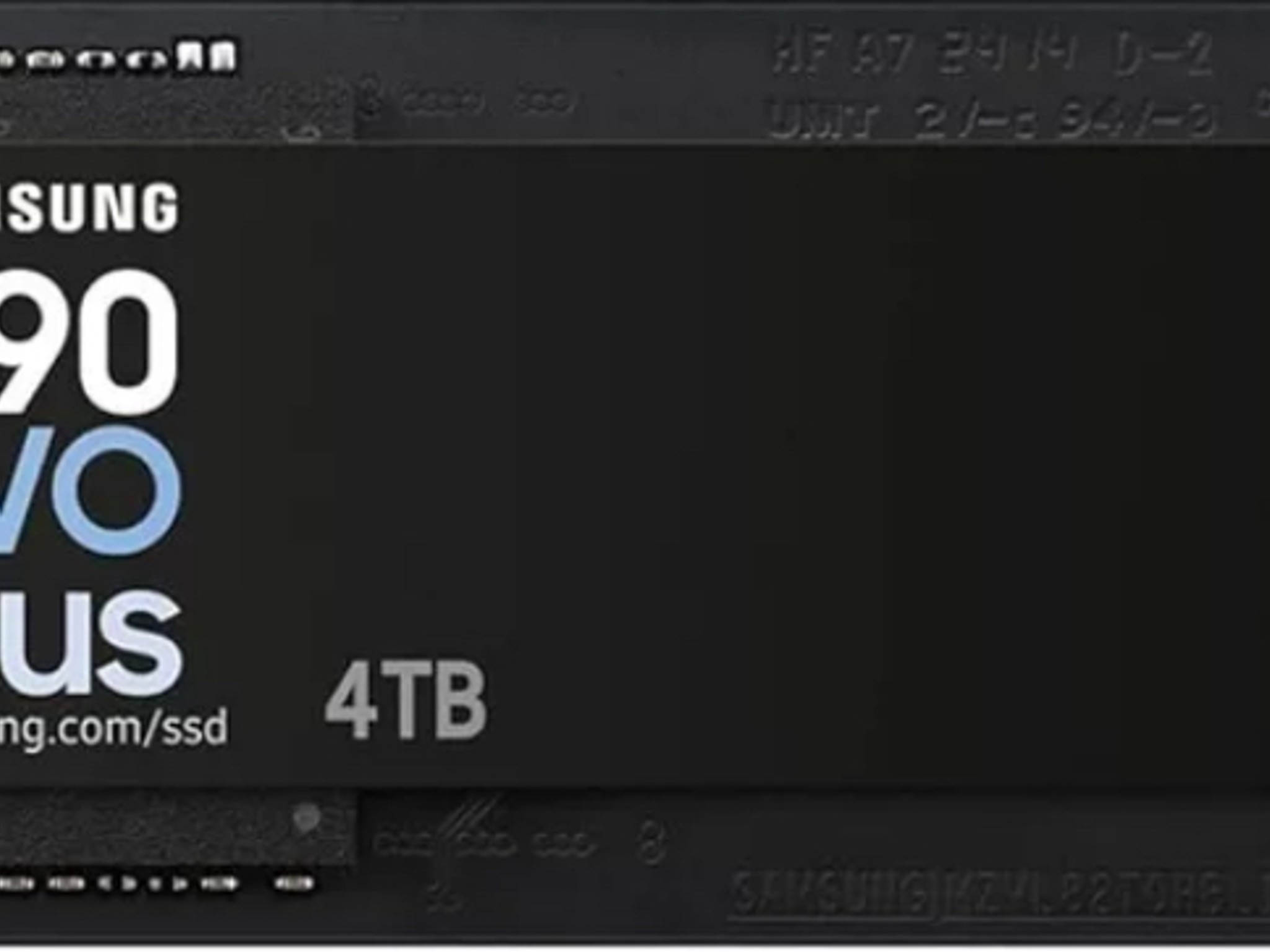 Samsung 990 PLUS 4TB M.2 NVMe Internal SSD - Black (MZ-V9P4T0B/AM)