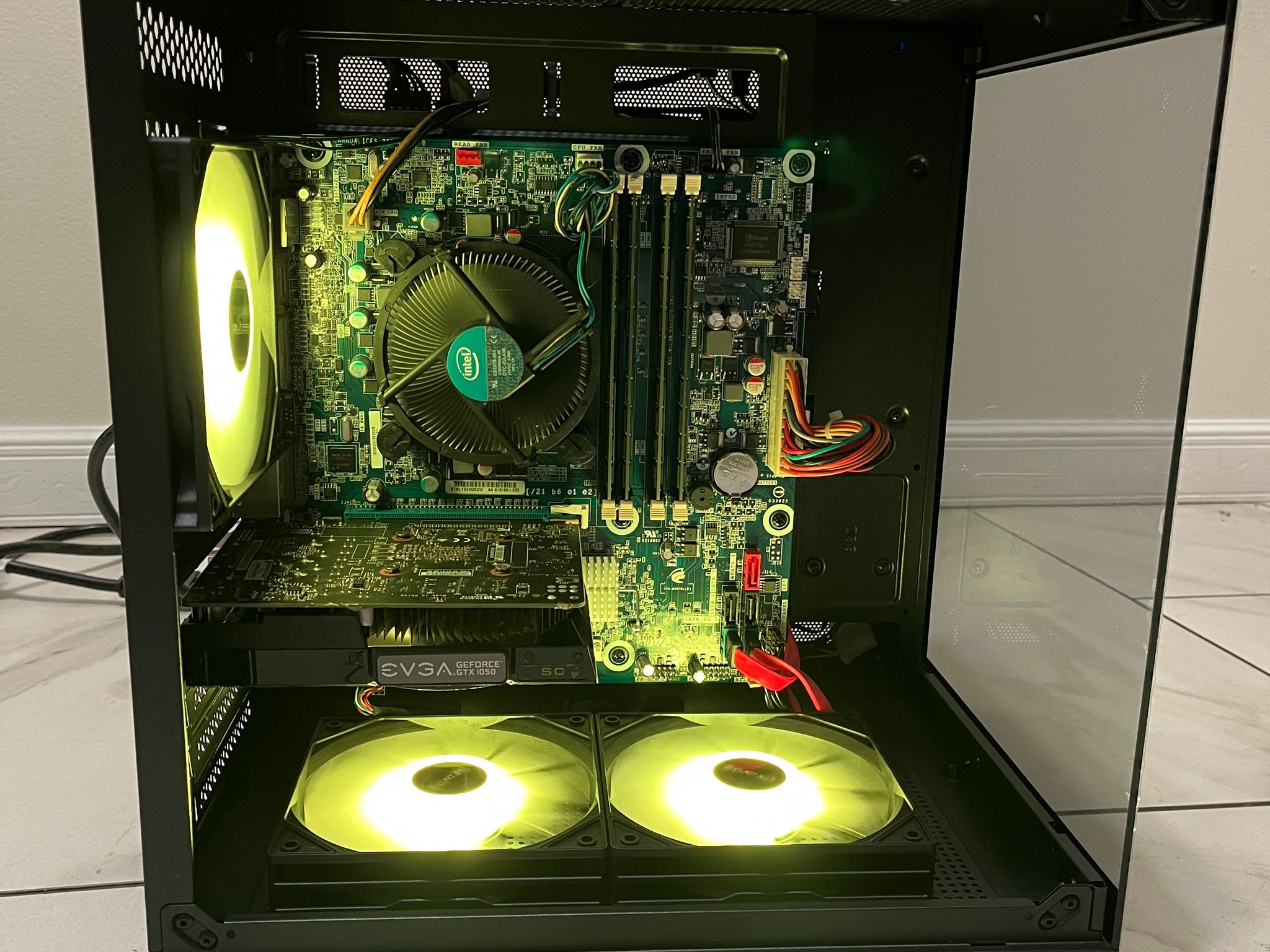 Super Budget Gaming PC - Intel i7-2600, NVIDIA GTX 1050, 12GB RAM, 580GB Storage, w/ Wi-Fi & BT