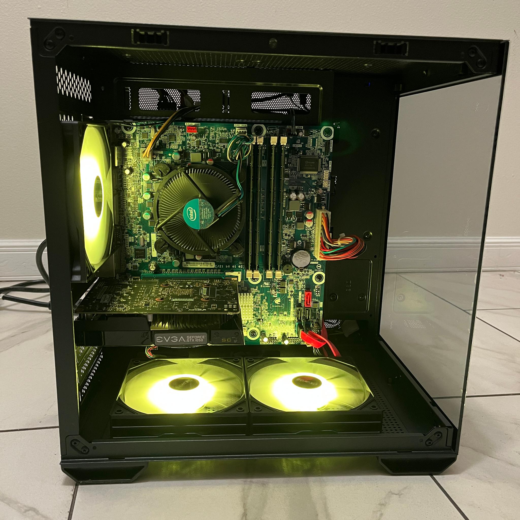 Super Budget Gaming PC - Intel i7-2600, NVIDIA GTX 1050, 12GB RAM, 580GB Storage, w/ Wi-Fi & BT