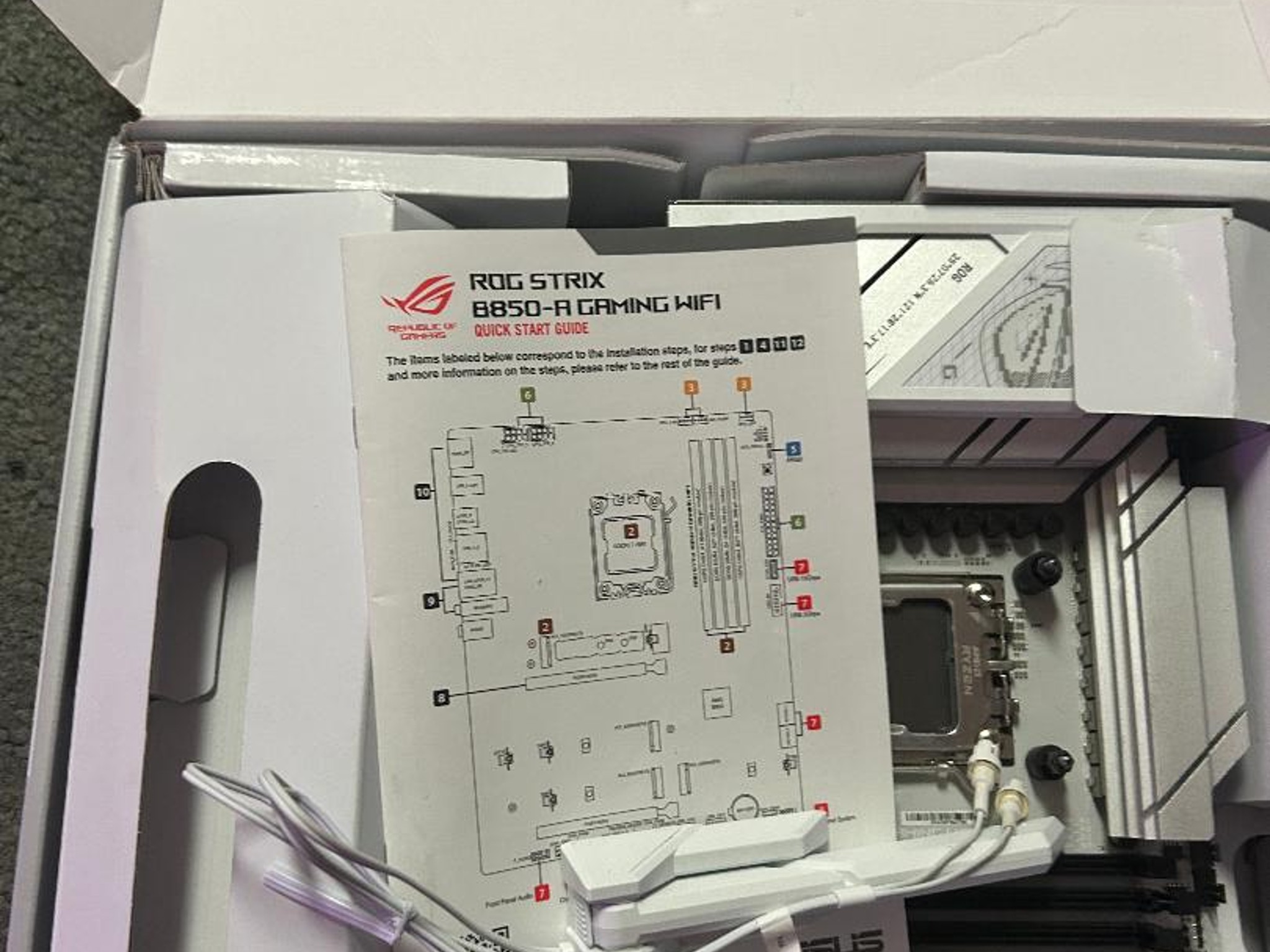 Asus Rog Strix B850-a gaming wifi motherboard