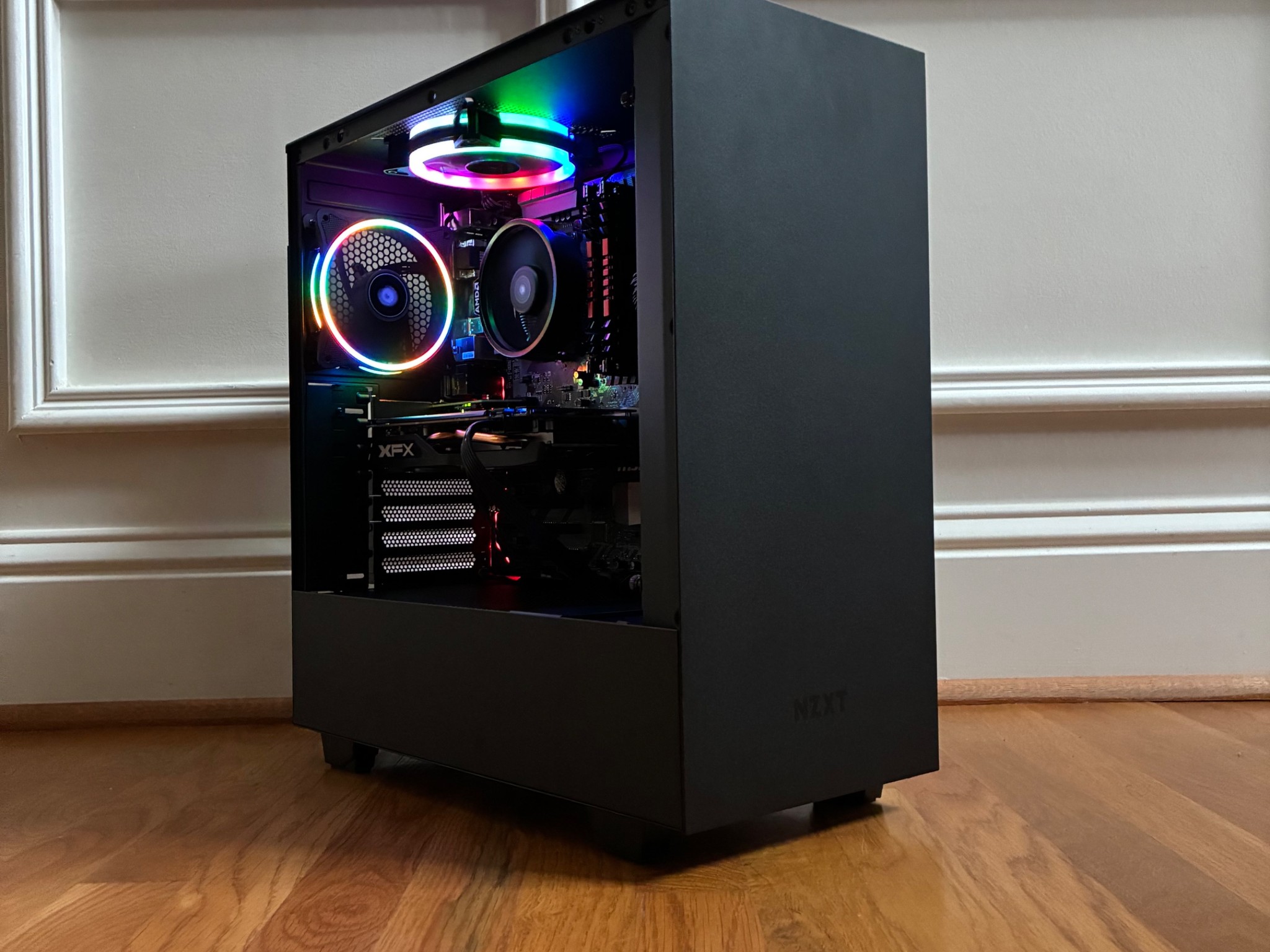R5 2600 RX 570 8GB CUSTOM GAMING PC 16GB DDR4 512GB NVME SSD WIFI WINDOWS 10/11