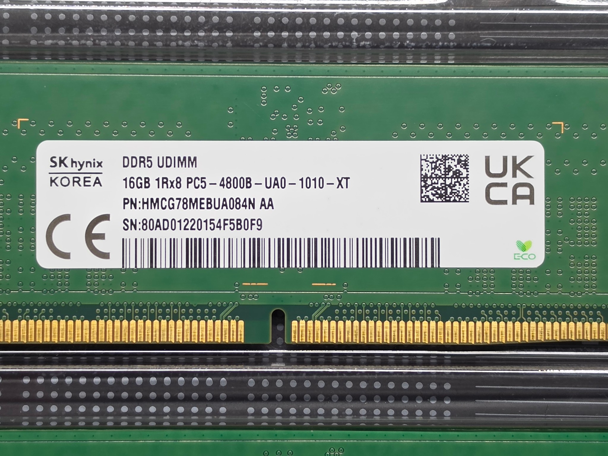 SK Hynix 2x16GB DDR5-4800 SDRAM U-DIMM