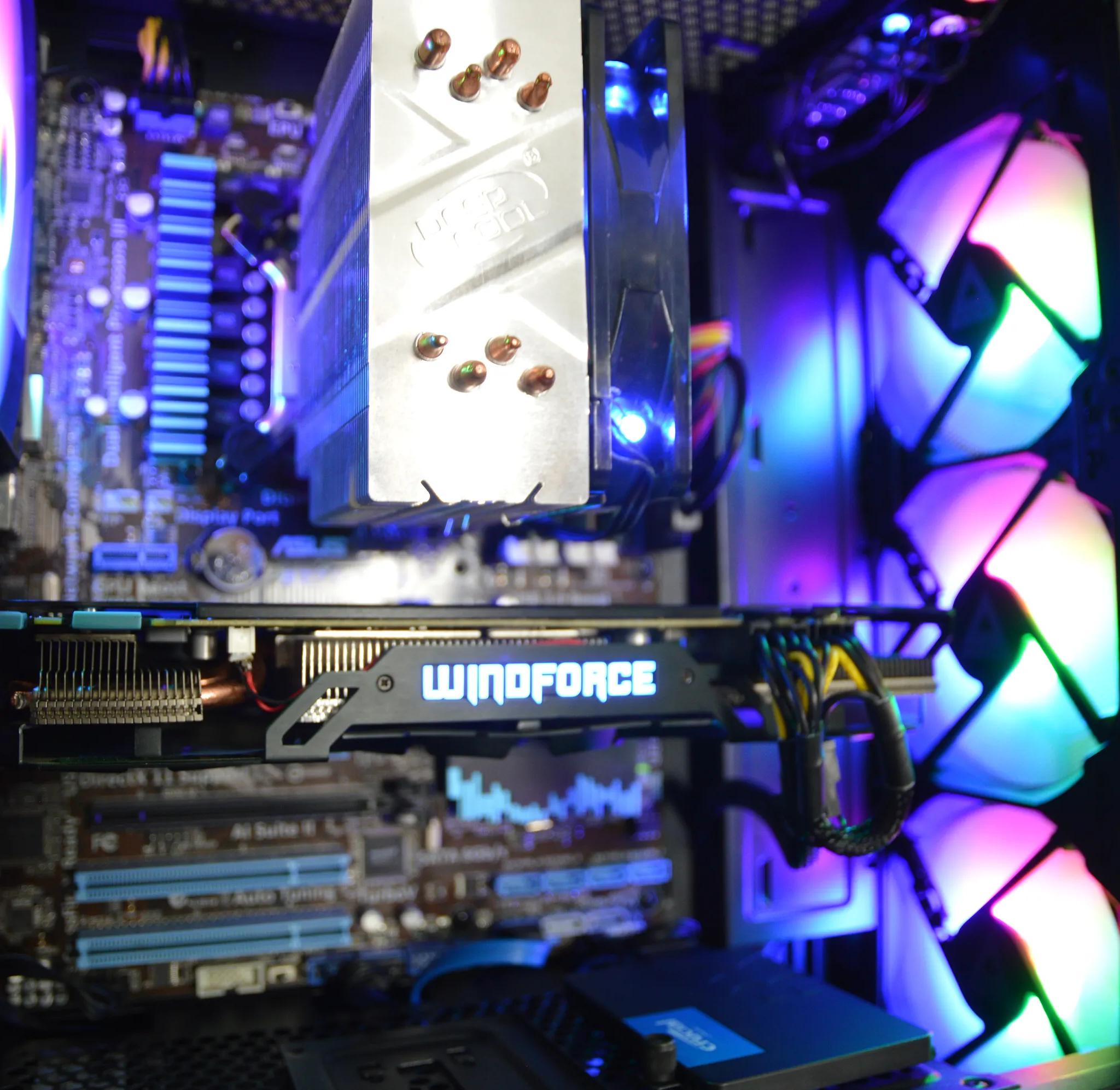 🔵🌈| GTX 970 4GB | INTEL i7 3770k | 16GB DDR3 RAM | 512GB NVME SSD | Rainbow Ice |