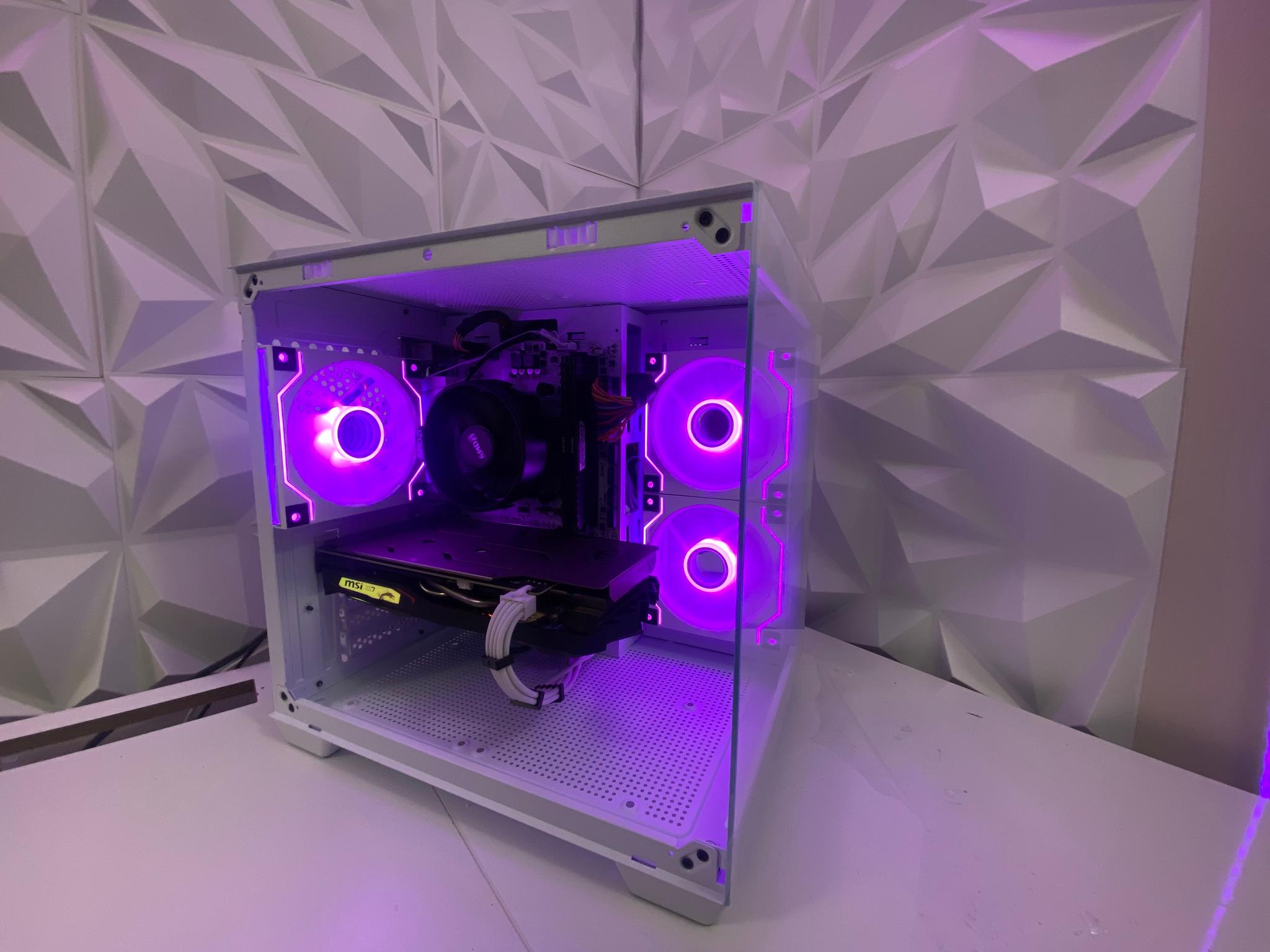 🎅🎅 White Elite Build – Ryzen 5 2600 + GTX 1660 Ti 6GB | 1080p High FPS Ready