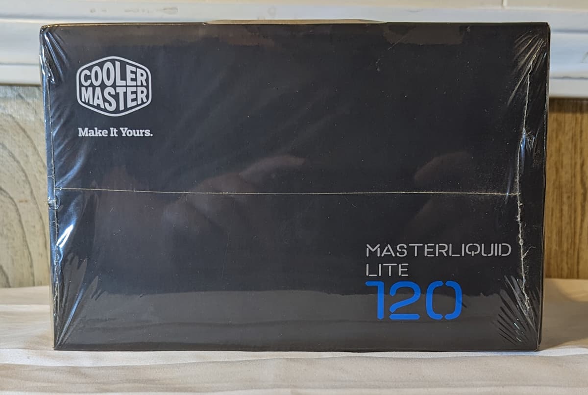 NIB - Cooler Master MasterLiquid Lite 120 AIO CPU cooler + an added CM Sickleflow 120mm PWM ARGB Fan
