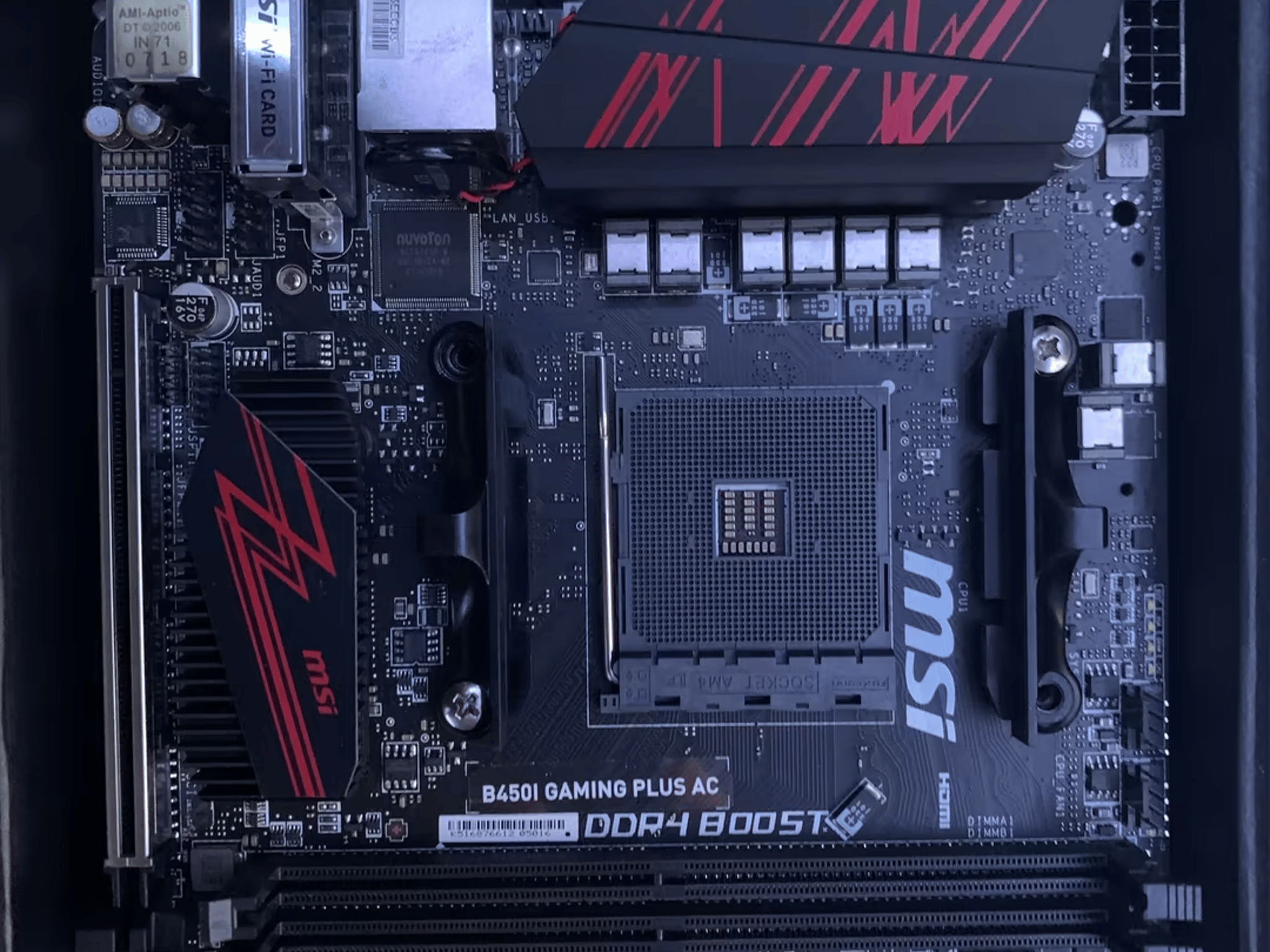 MSI B450I Gaming Plus AC Mini ITX
