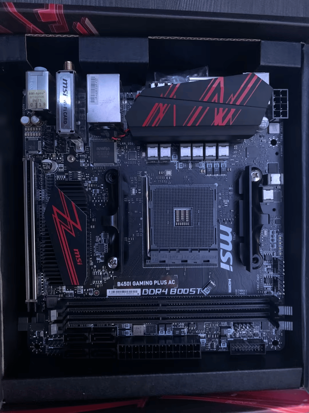 MSI B450I Gaming Plus AC Mini ITX