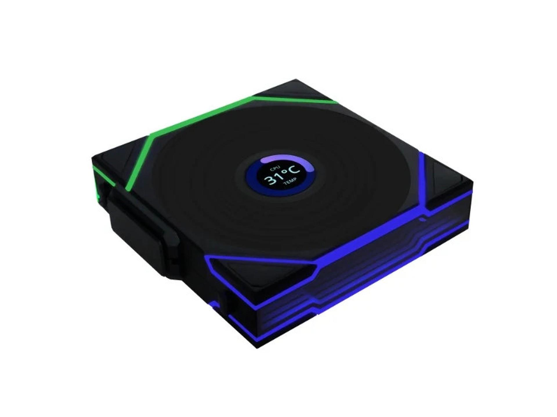 Lian Li UNI FAN TL Wireless LCD 120mm ARGB Case Fan Black - New