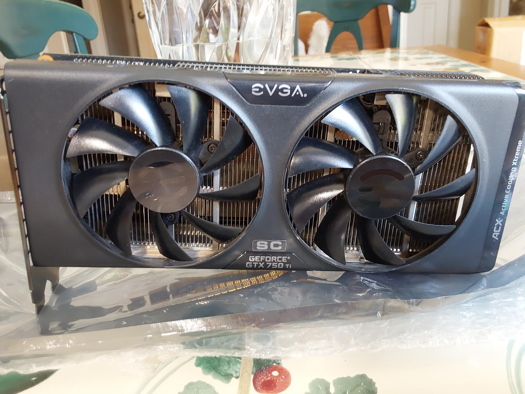 EVGA GeForce GTX 750 Ti Video Card, 2GB 128-Bit GDDR5 PCI Express 3.0 w/ ACX Cooling