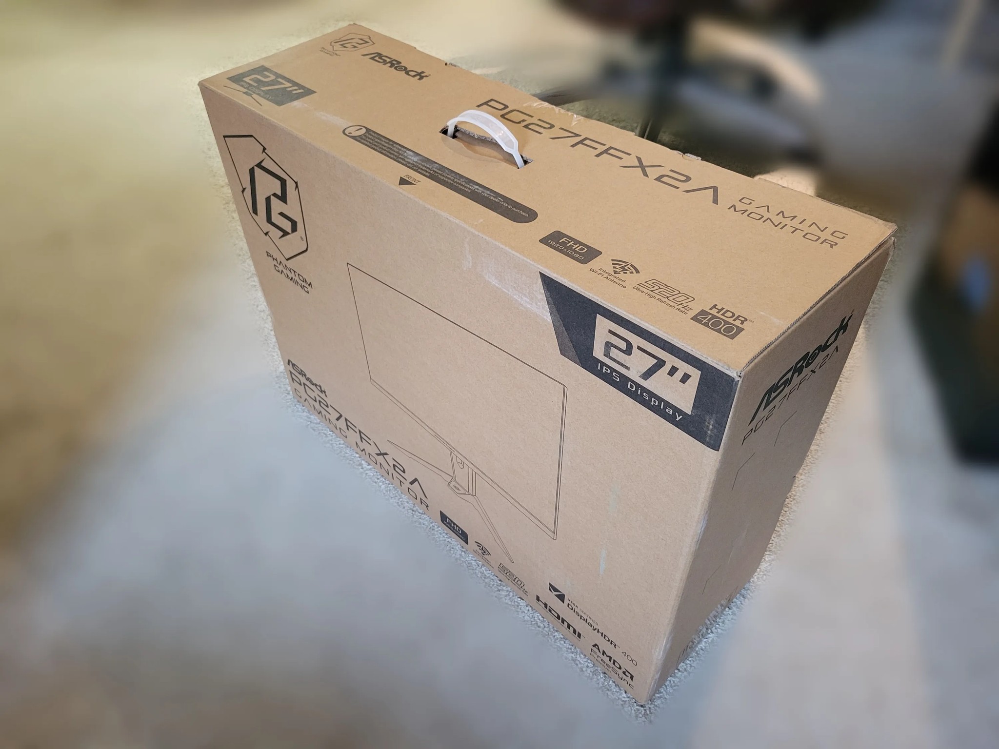 Gaming Monitor 27" 520 Hz IPS FHD FreeSync ASRock PG27FFX2A Brand New In Box
