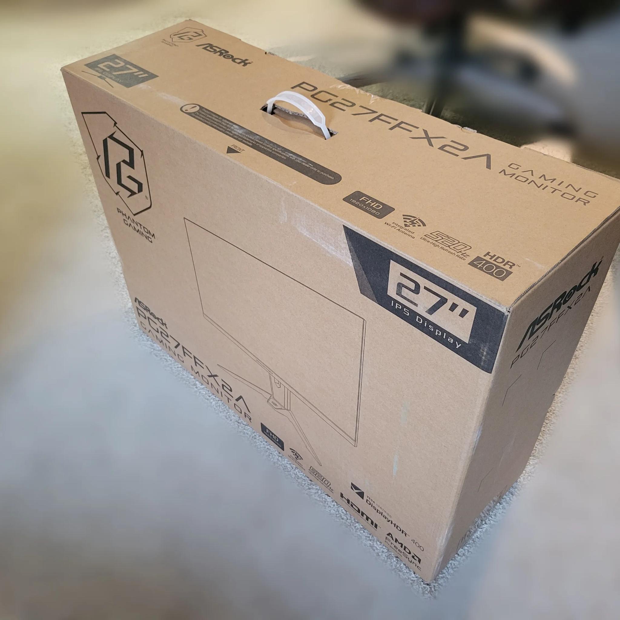 Gaming Monitor 27" 520 Hz IPS FHD FreeSync ASRock PG27FFX2A Brand New In Box