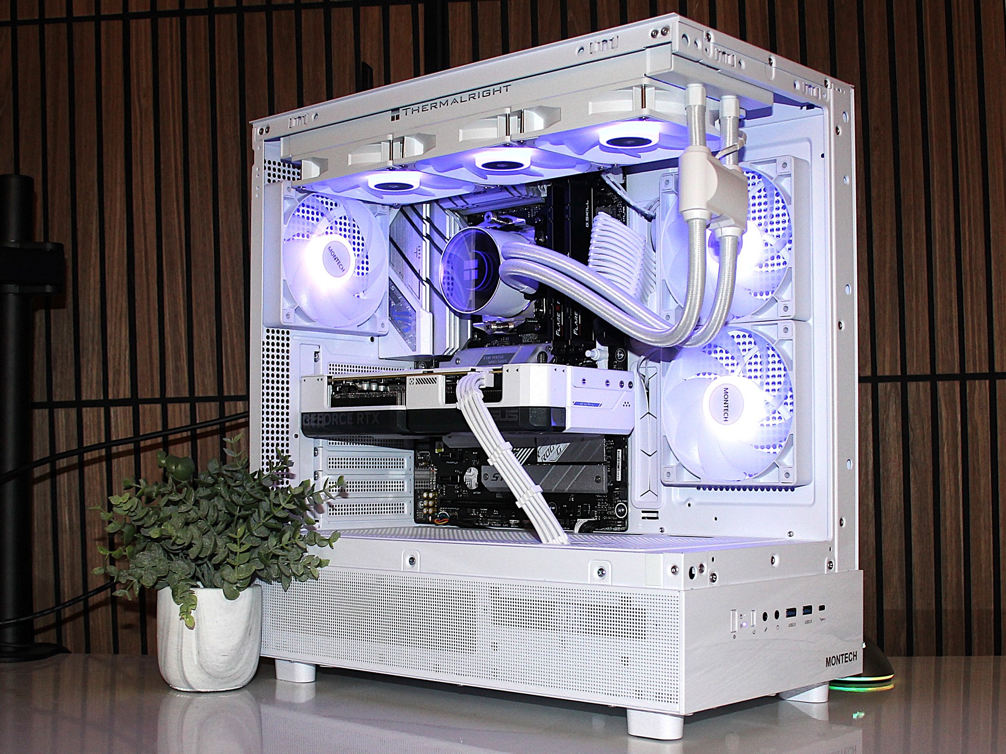 💻 RTX 4070 Gaming PC 💻| ROG STRIX | Ryzen 5 7600X | DDR5 | 32GB RAM | White Build | WiFI/BT WIN11