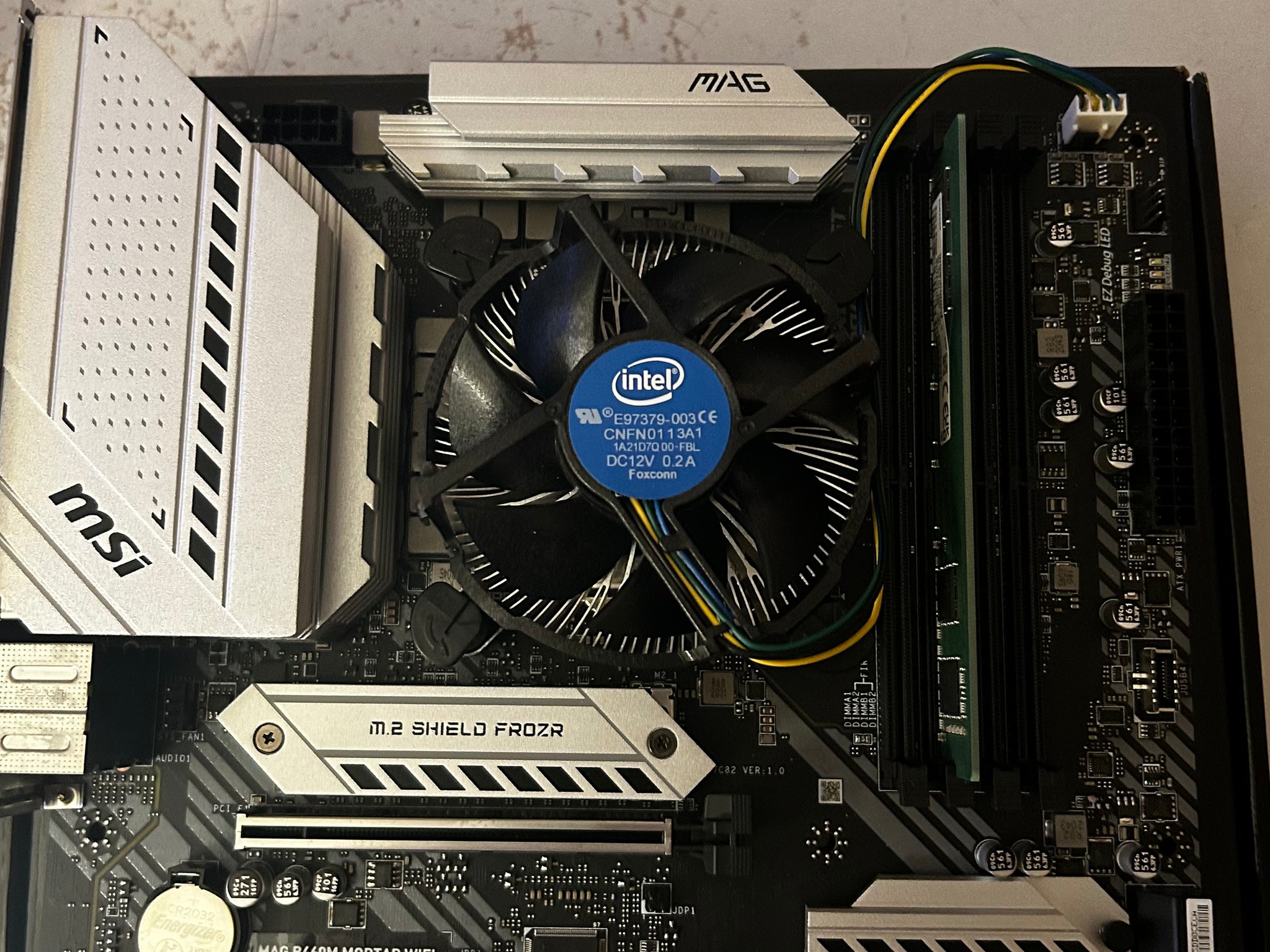 Motherboard cpu and ram combo