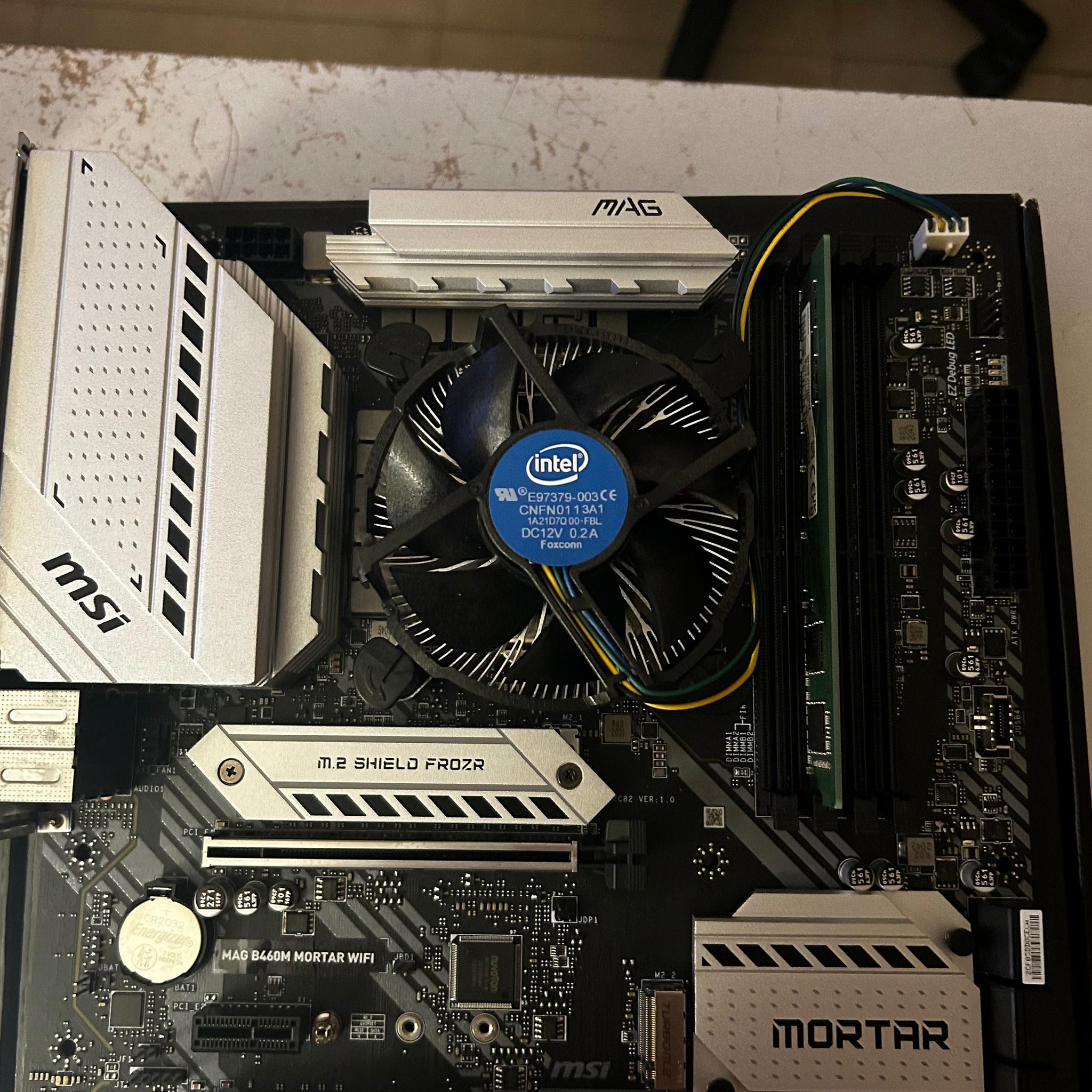 Motherboard cpu and ram combo