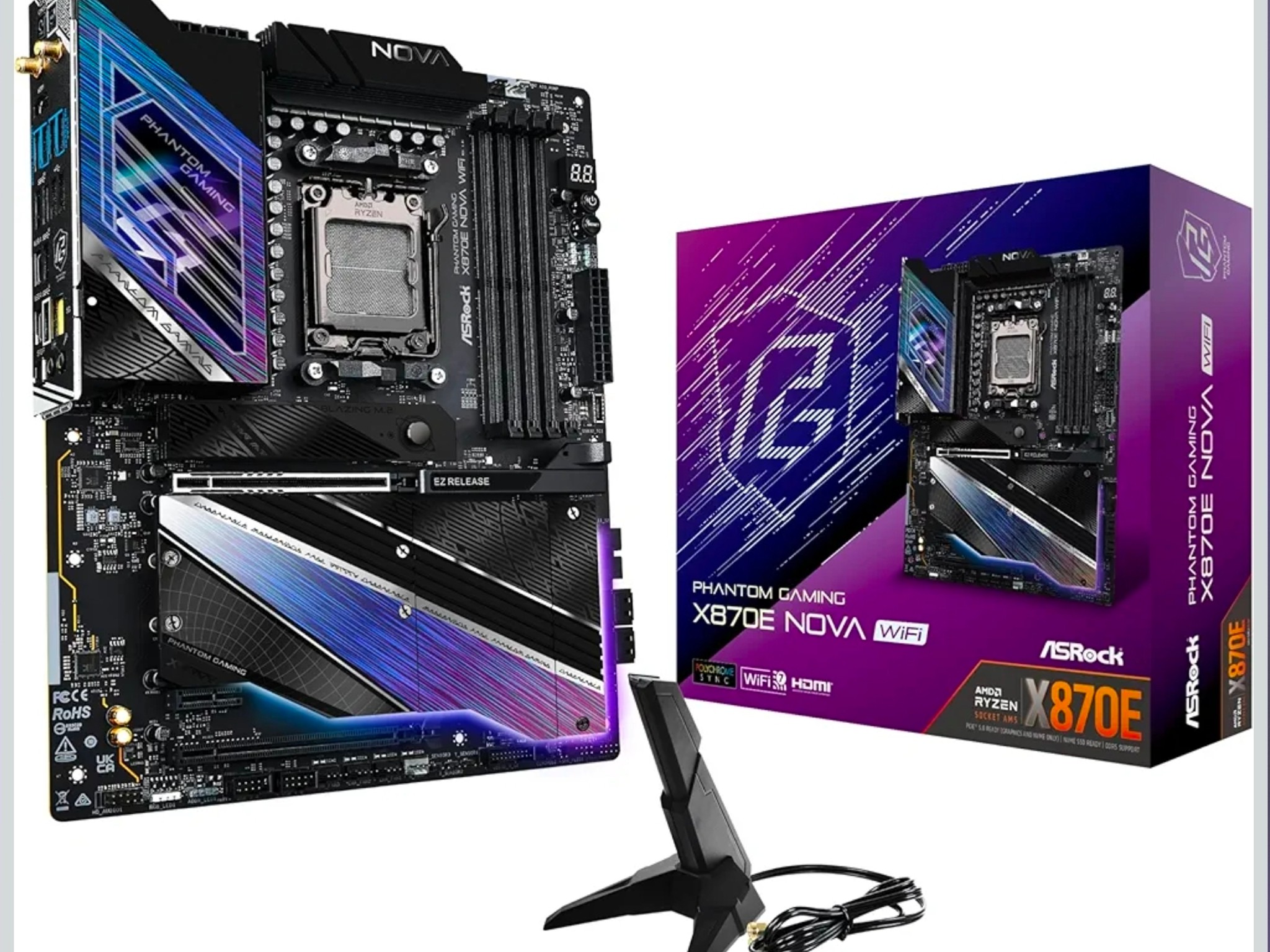ASROCK PHANTOM GAMING X870E NOVA Wifi