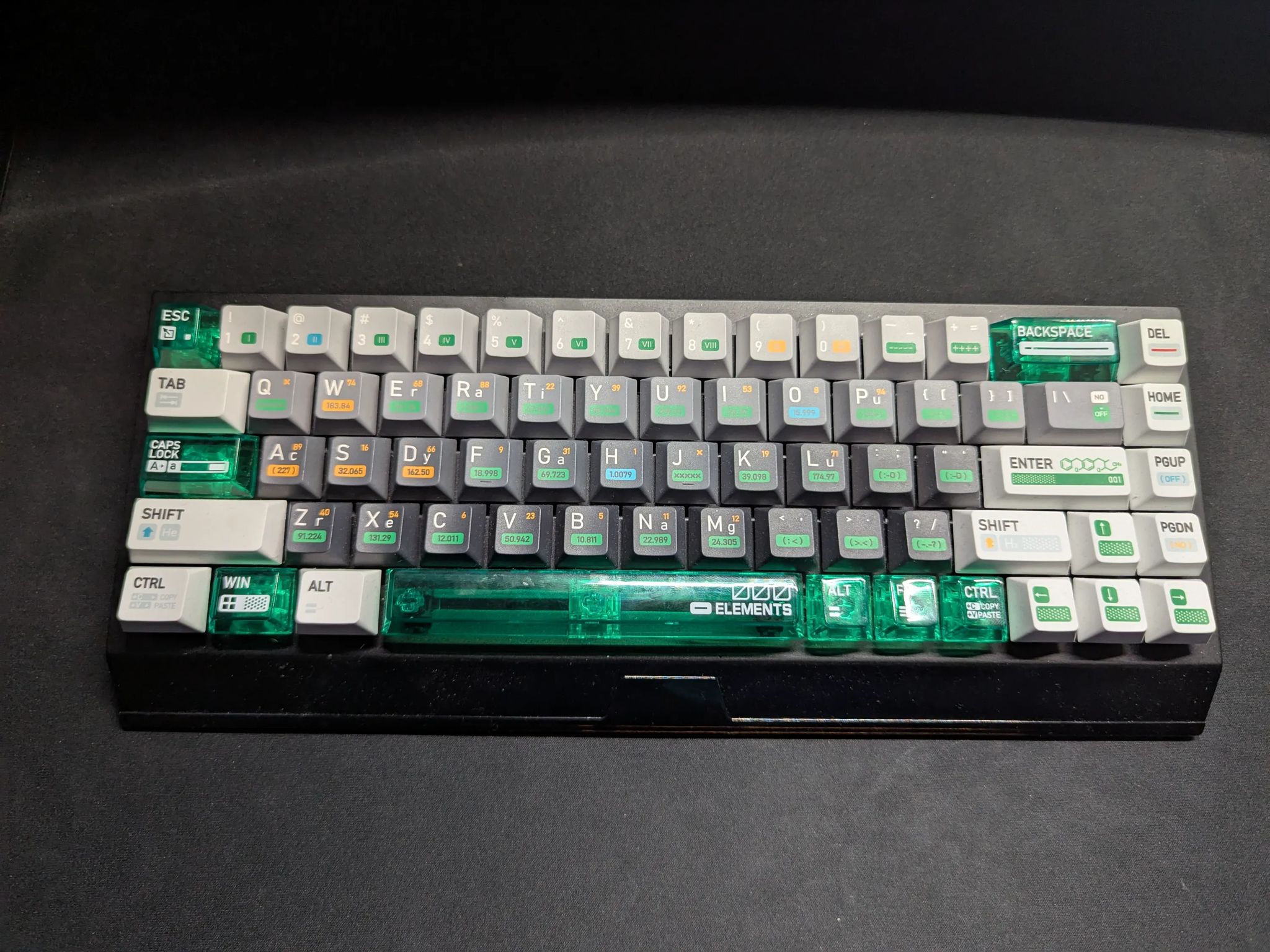 Drop FRONTIER Chemistry 001 PBT Keycap Set