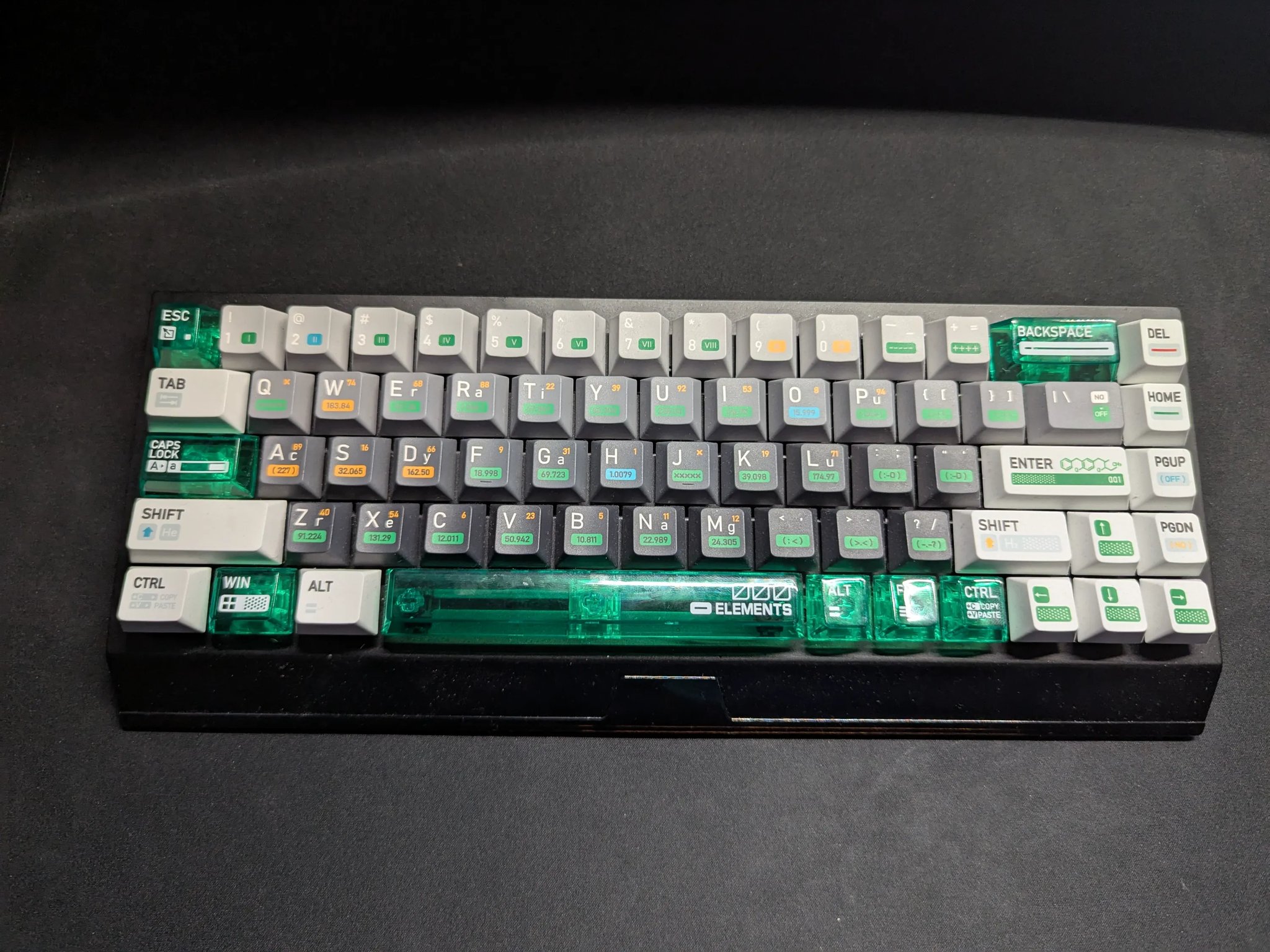 Drop FRONTIER Chemistry 001 PBT Keycap Set