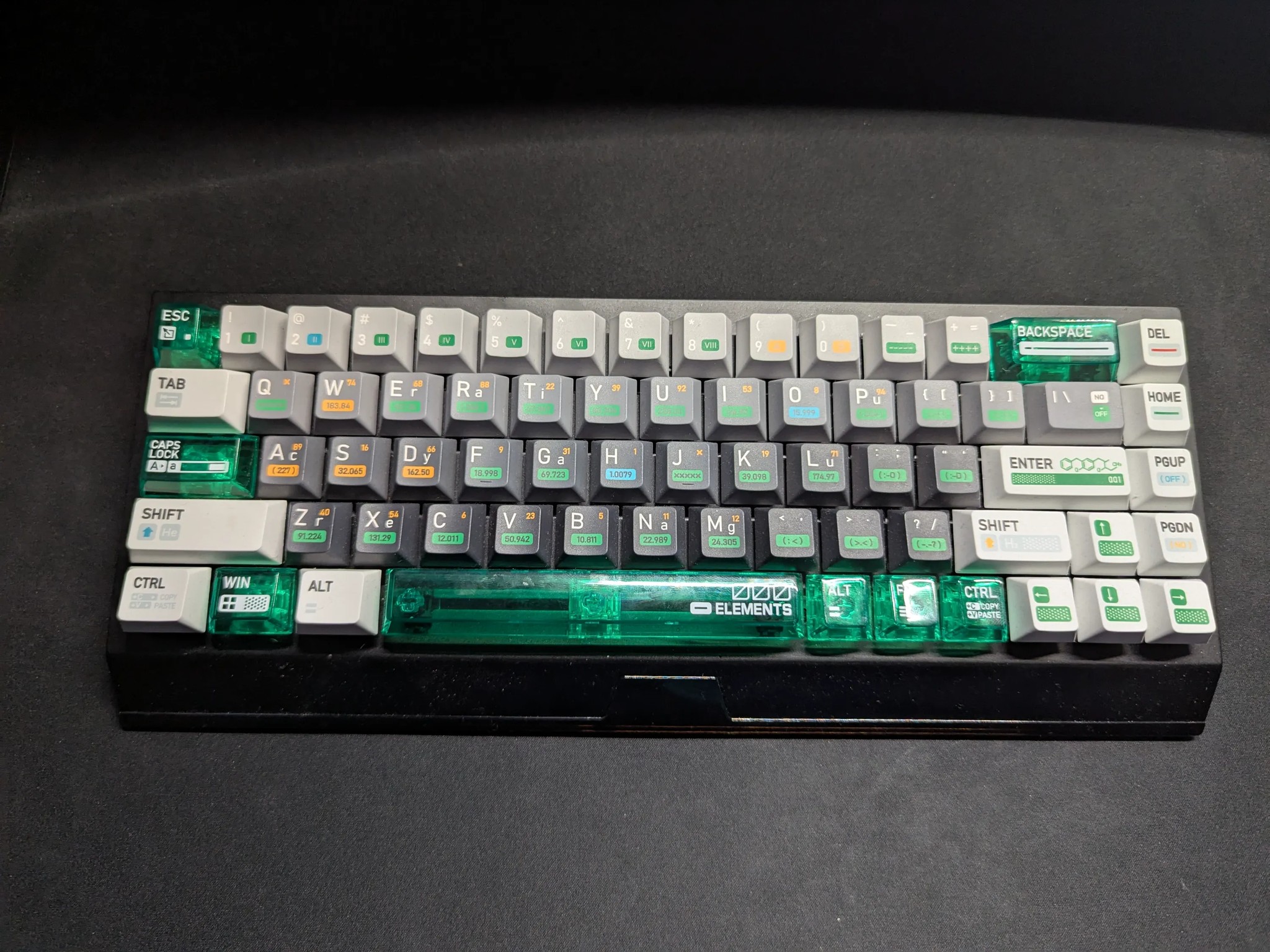 Drop FRONTIER Chemistry 001 PBT Keycap Set