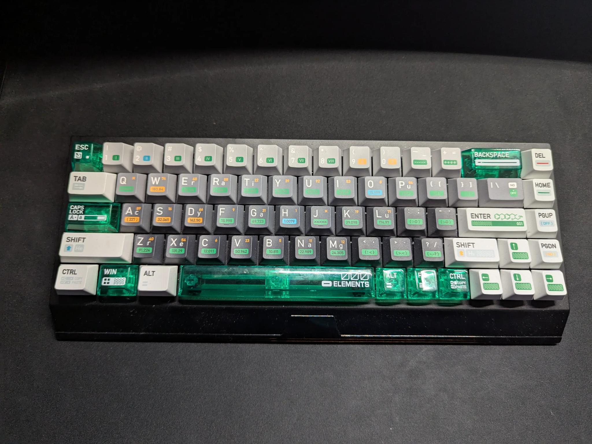 Drop FRONTIER Chemistry 001 PBT Keycap Set