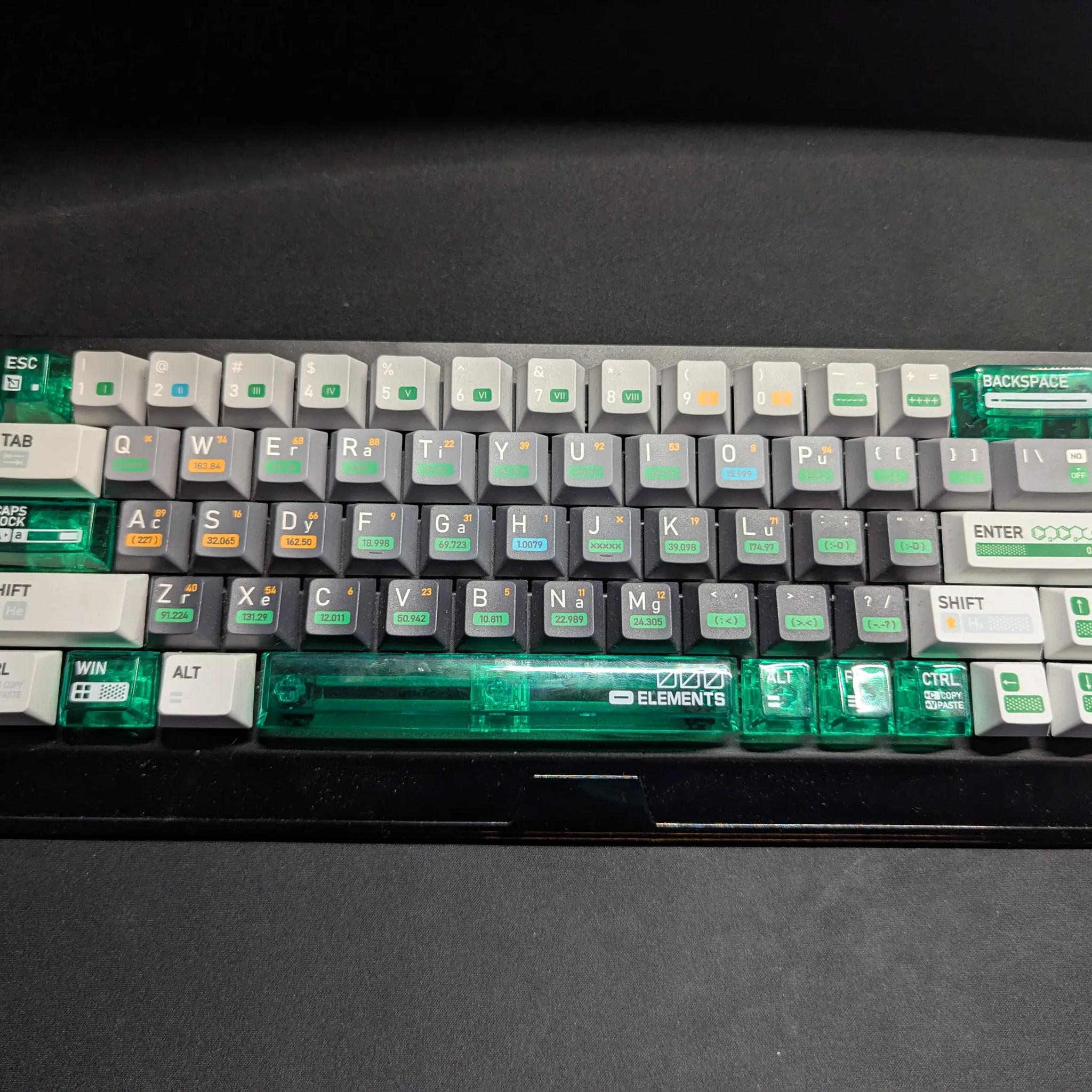 Drop FRONTIER Chemistry 001 PBT Keycap Set